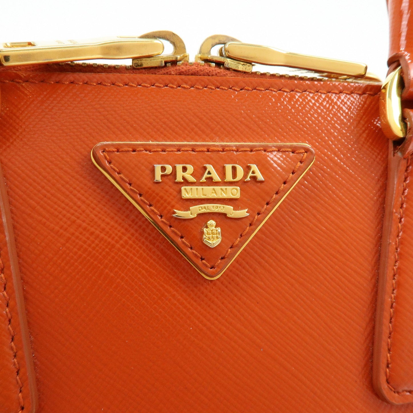 Prada Triangle Logo Patent Leather 2Way Hand Shoulder Bag BL0838【Pre-order】