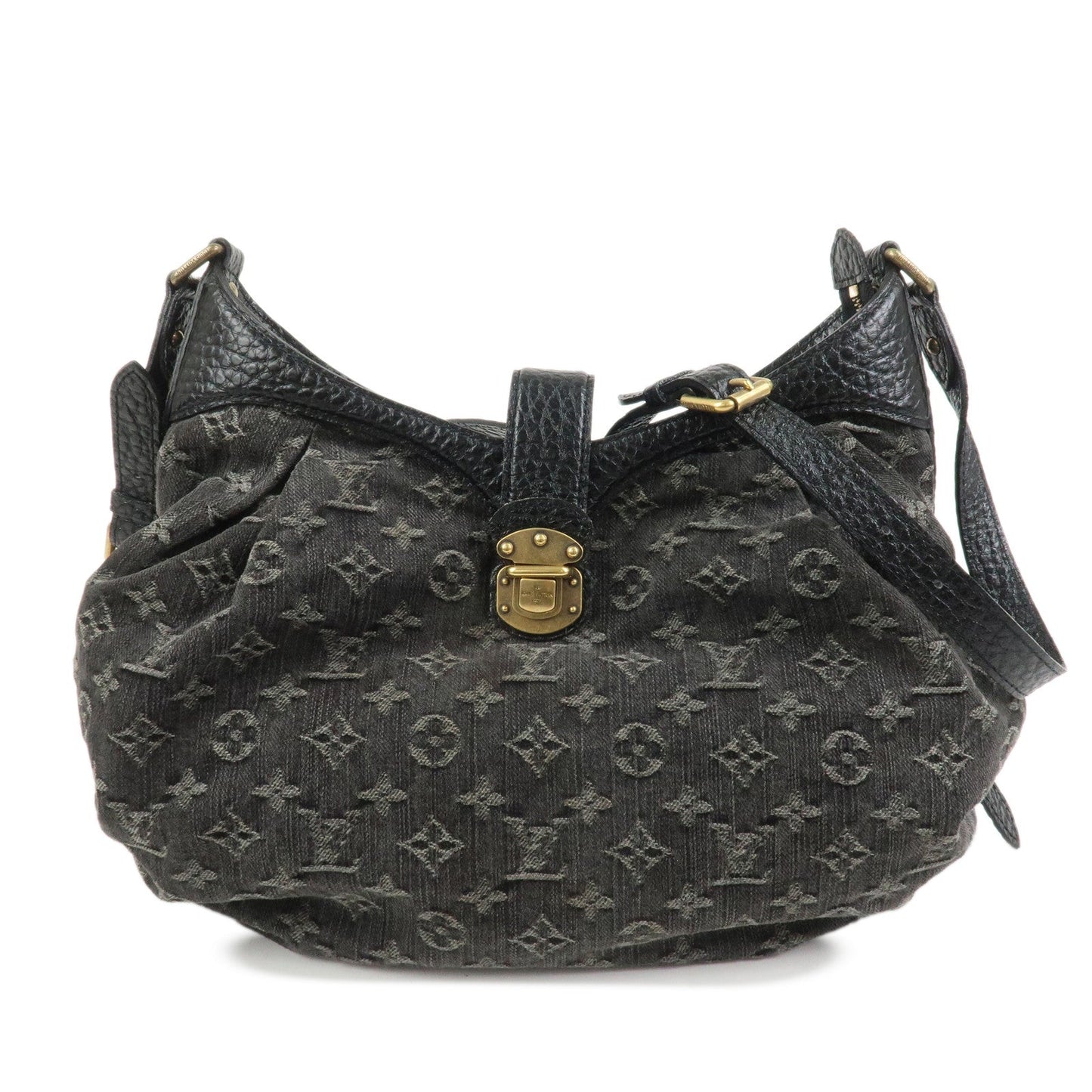 Louis Vuitton Monogram Denim Slightly Shoulder Bag Noir M95835【Pre-order】