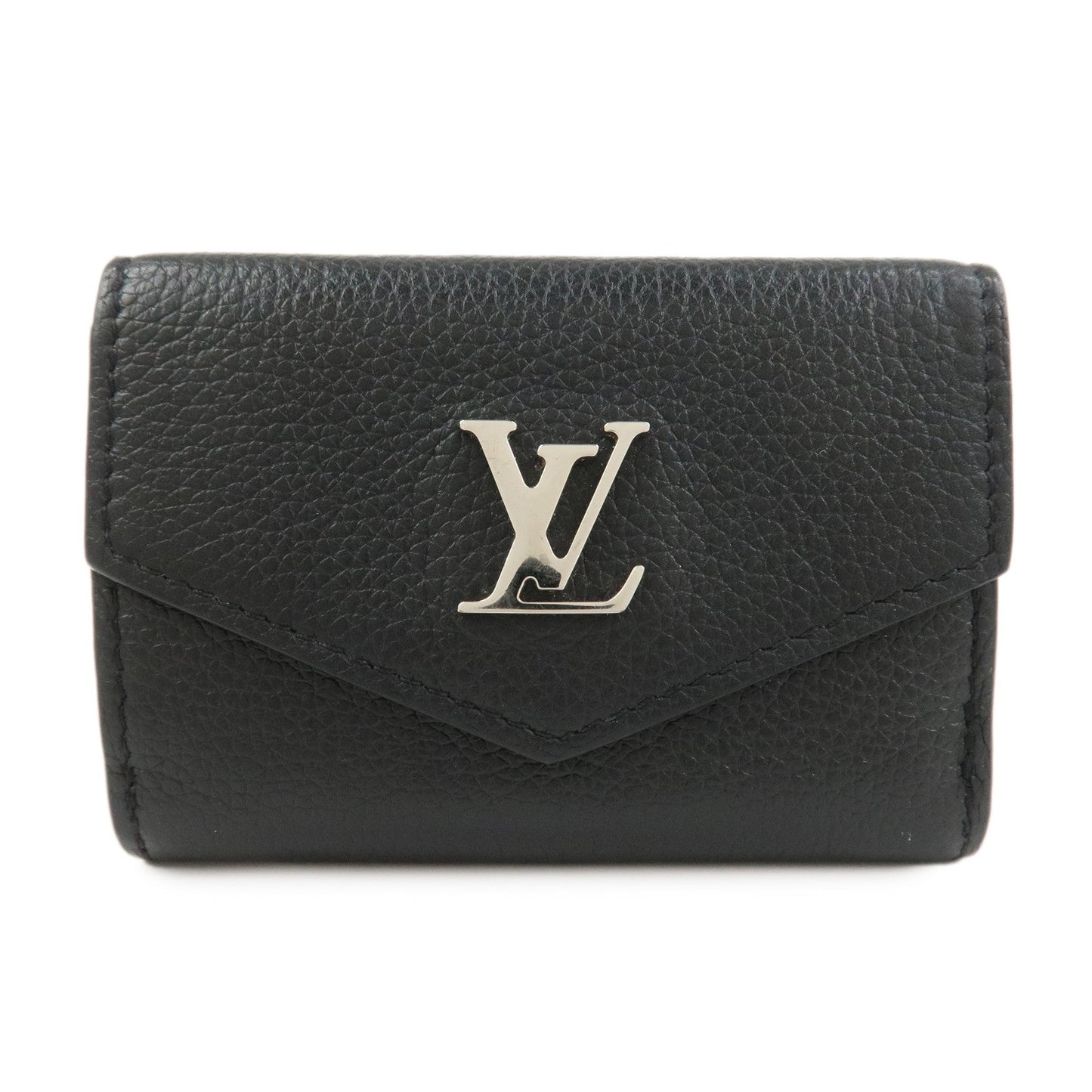 Louis Vuitton Portefeuille Lock Mini Compact Wallet Noir M63921【Pre-order】