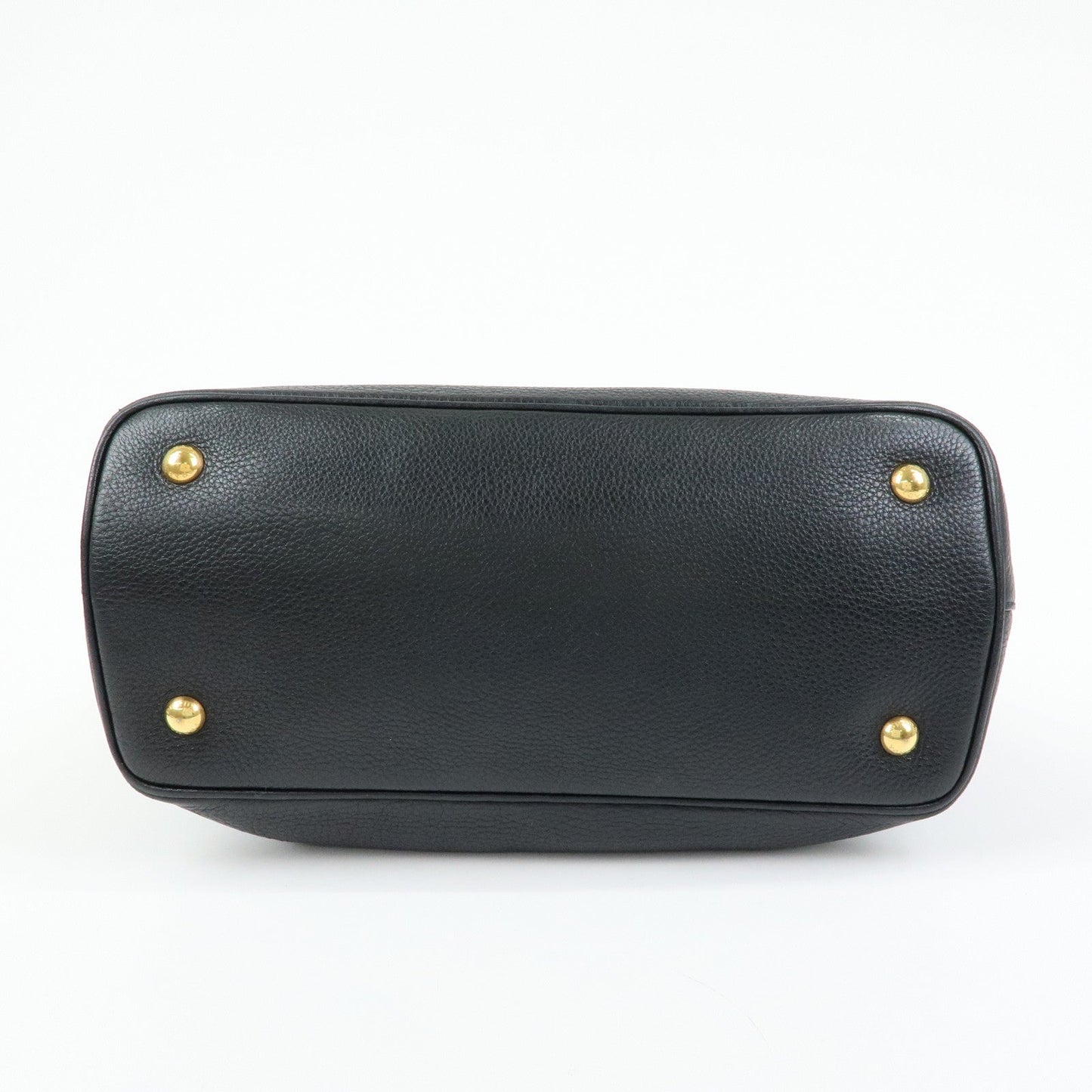 Prada Logo Calf Leather Tote Bag Hand Bag Black【Pre-order】