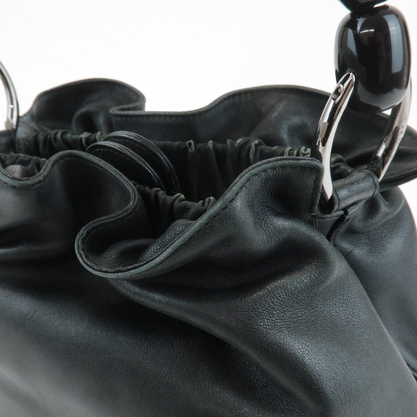 Christian Dior Maris Pearl Leather Hand Bag Tote Bag【Pre-order】