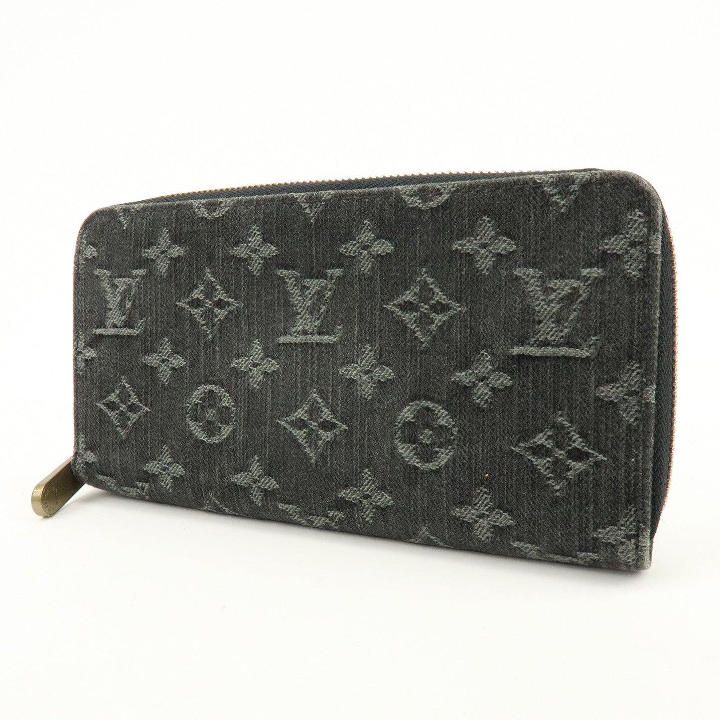 Louis Vuitton Monogram Denim Zippy Long Wallet Noir Black M95614【Pre-order】