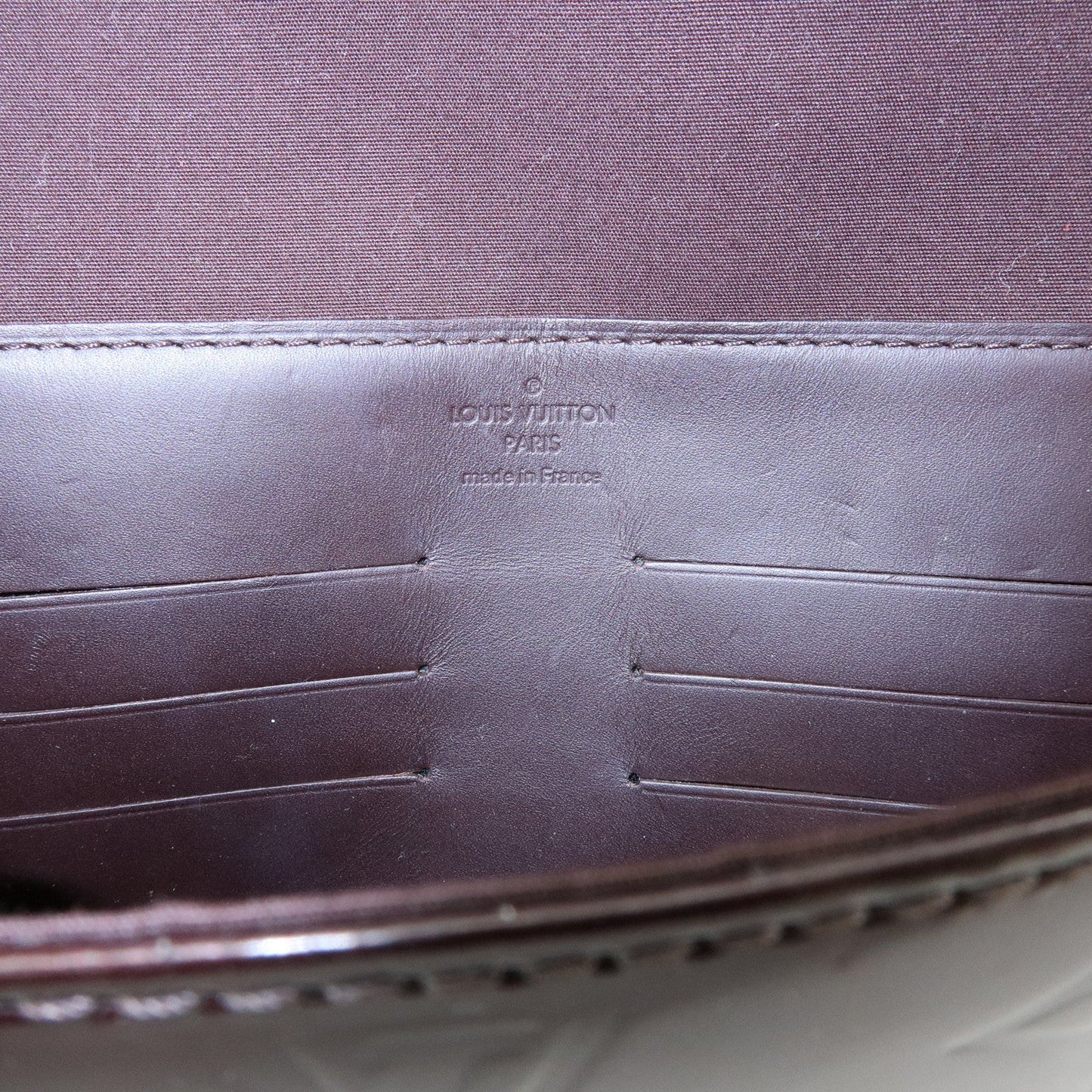 Louis Vuitton Monogram Vernis Clutch Ana Clutch Bag Amarante M90093【Pre-order】
