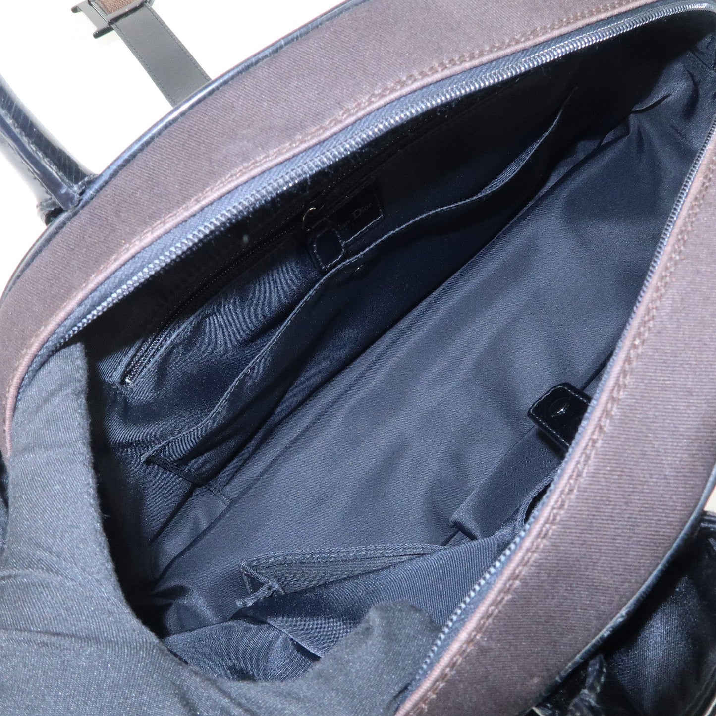 Christian Dior Double Saddle Canvas Patent Leather Hand Bag【Pre-order】