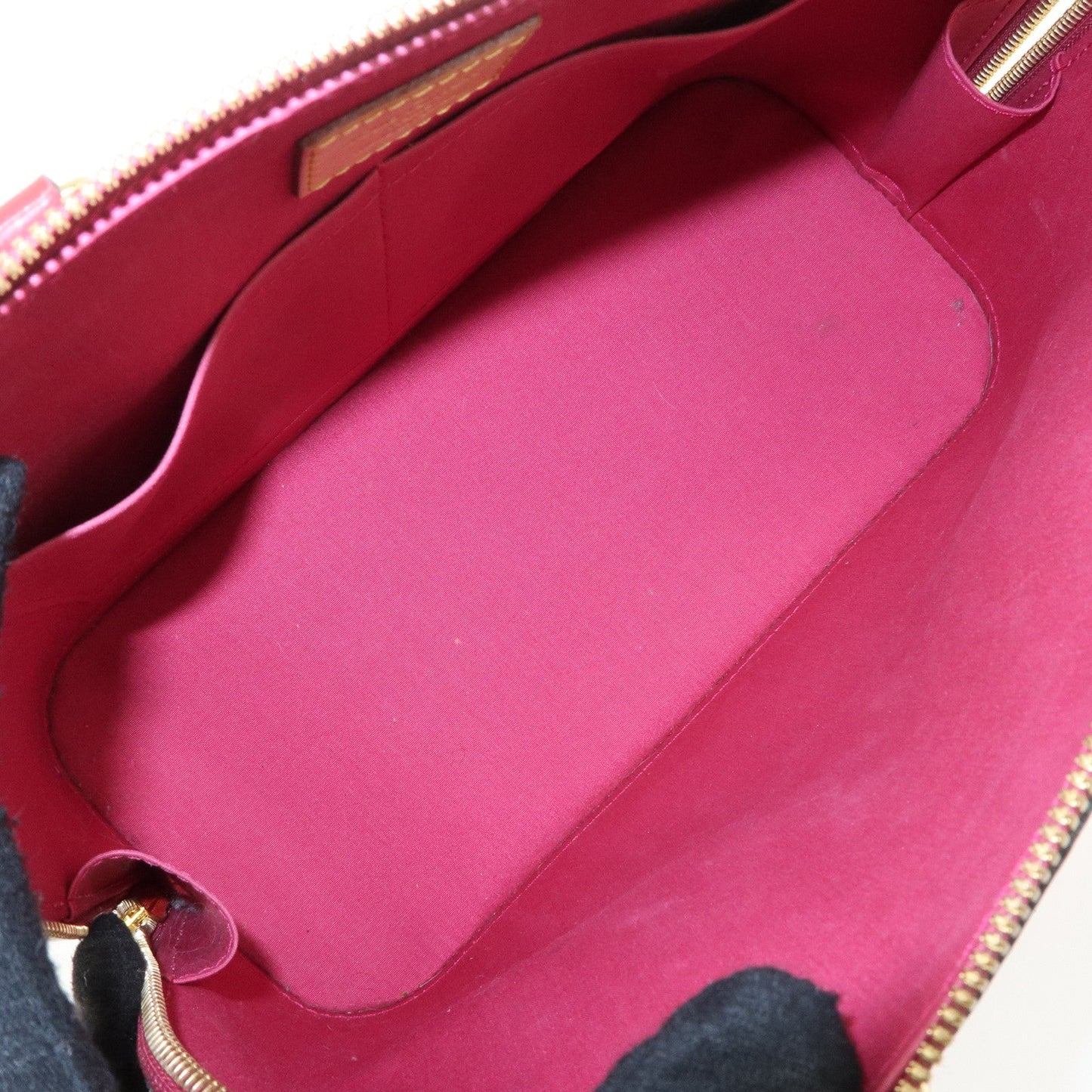 Louis Vuitton Monogram Vernis Alma PM Hand Bag Rose Indien M91770【Pre-order】