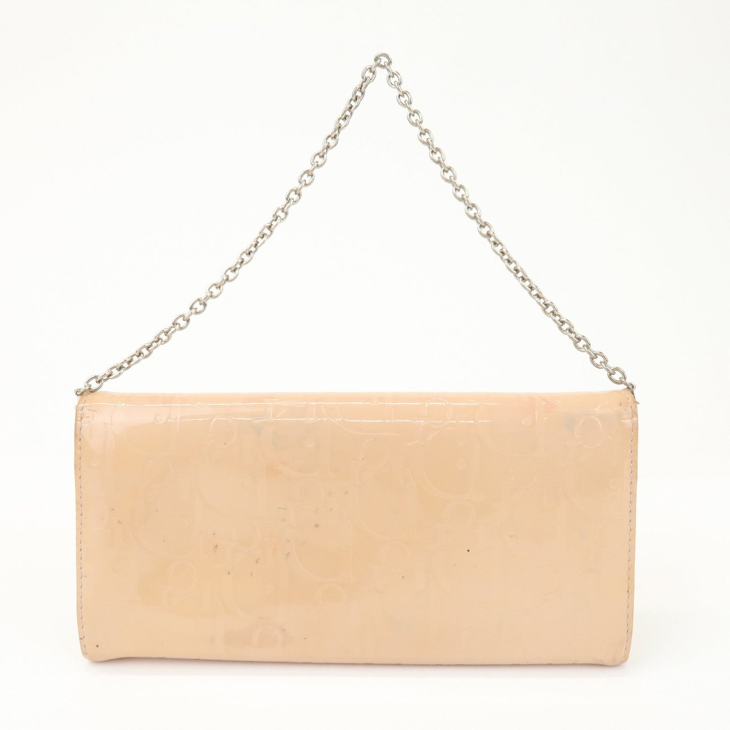 Christian Dior Patent Leather Chain Wallet Long Wallet【Pre-order】