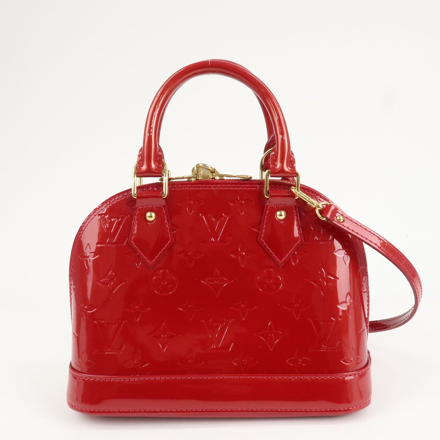 Louis Vuitton Monogram Vernis Alma BB 2Way Bag Red POMME D'AMOUR M91606【Pre-order】