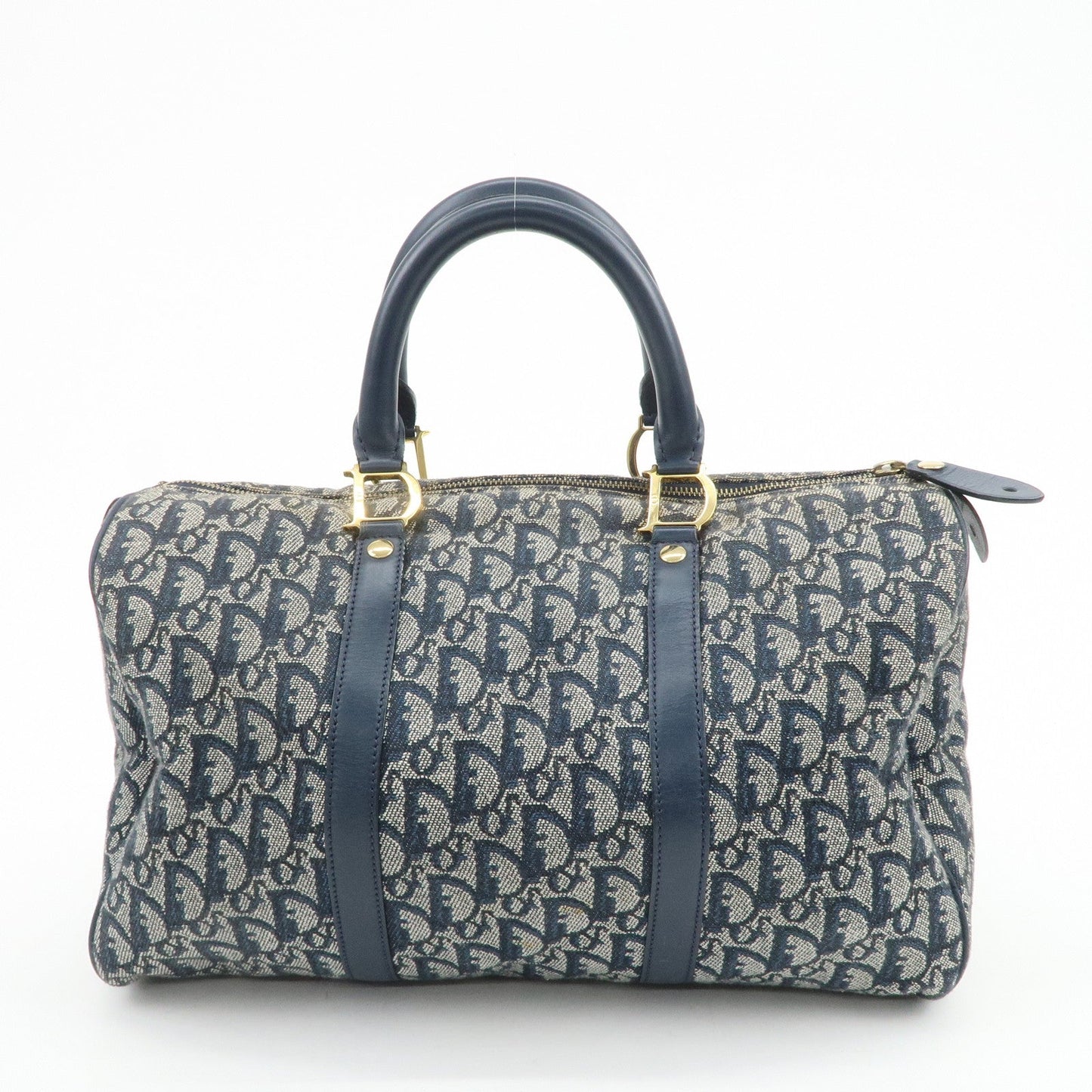 Christian Dior Trotter Jacquard Canvas Leather Boston Bag【Pre-order】