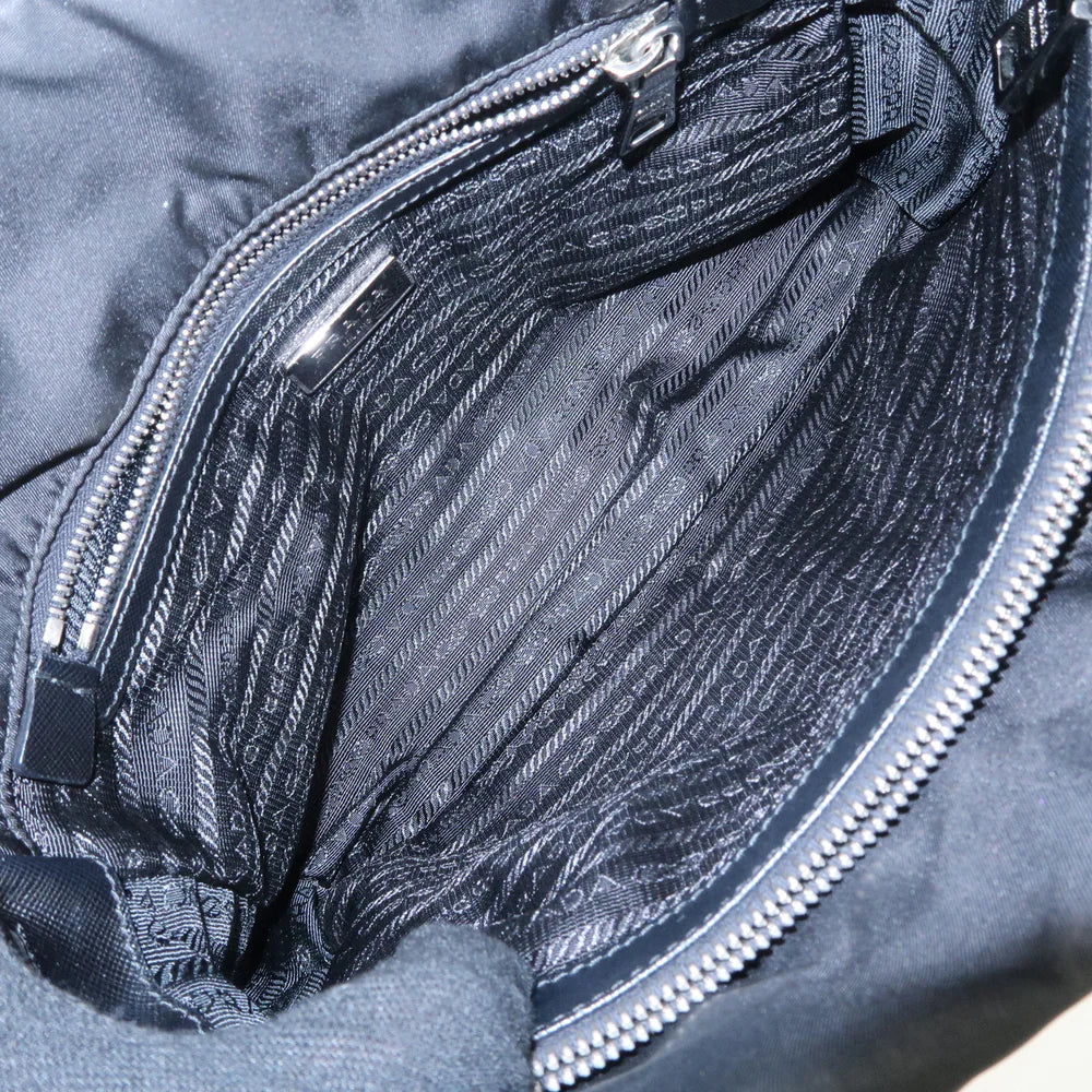 Prada Triangle Logo Leather Nylon 2Way Hand Bag【Pre-order】