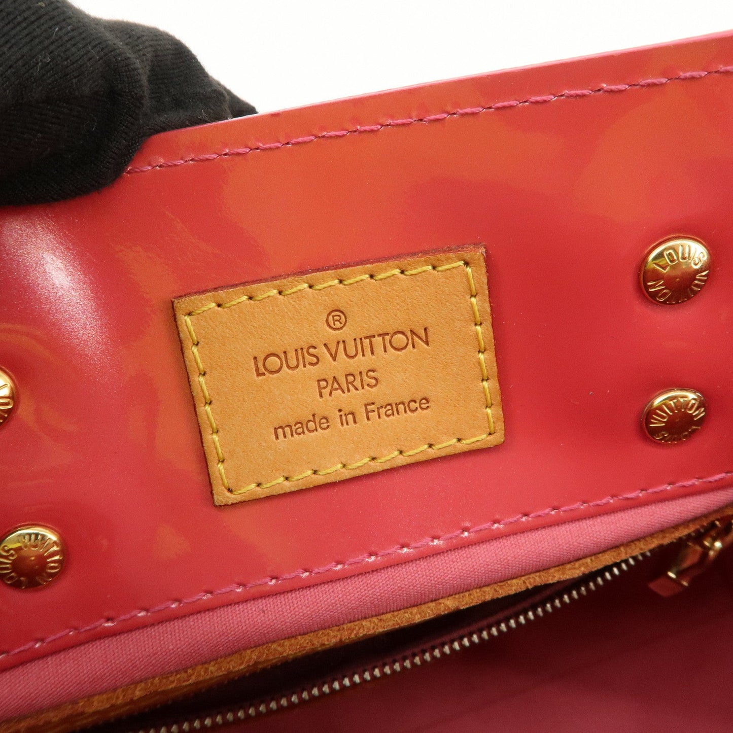 Louis Vuitton Monogram Vernis Lead PM Hand Bag Framboise M9132F【Pre-order】