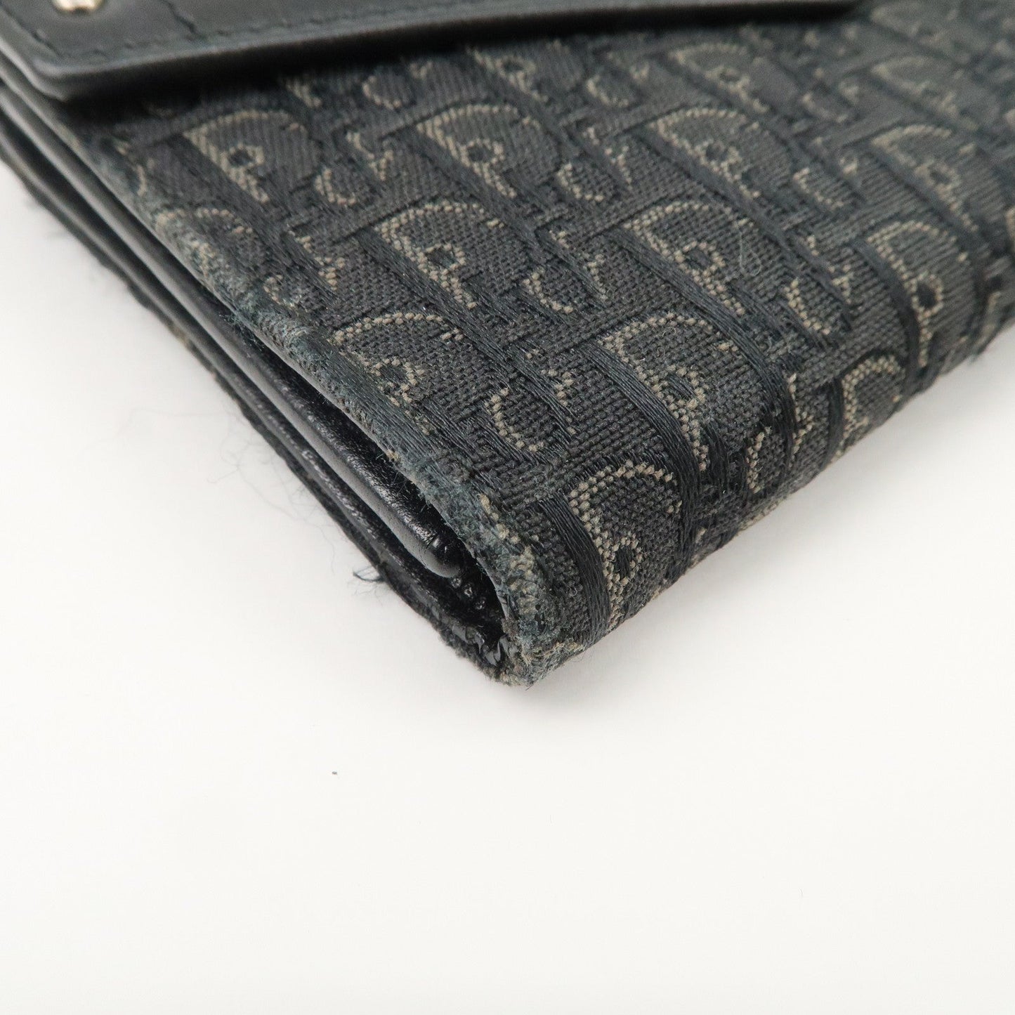 Christian Dior Trotter Leather Canvas Tri-Hold Wallet【Pre-order】