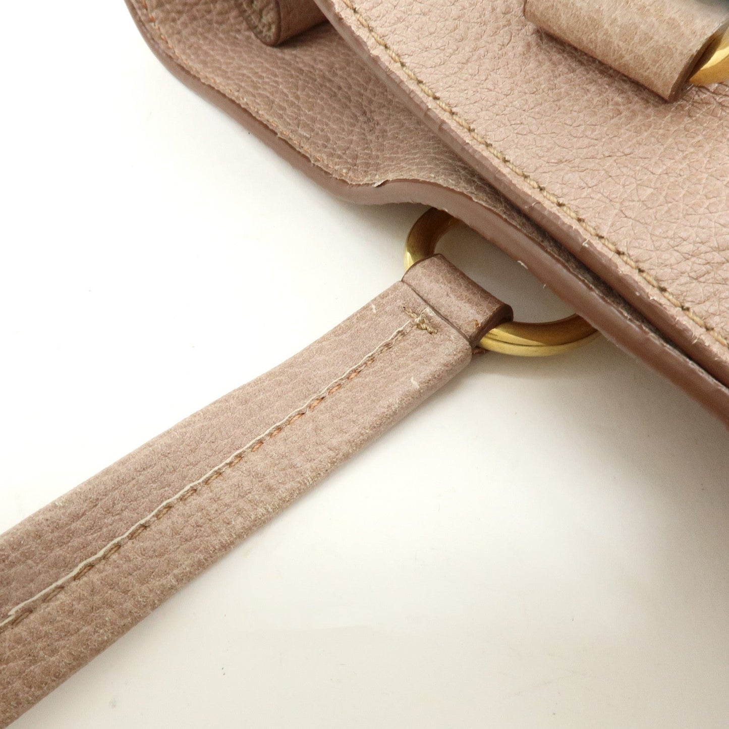 Prada Logo Leather Tote Bag Shoulder Bag Pink【Pre-order】