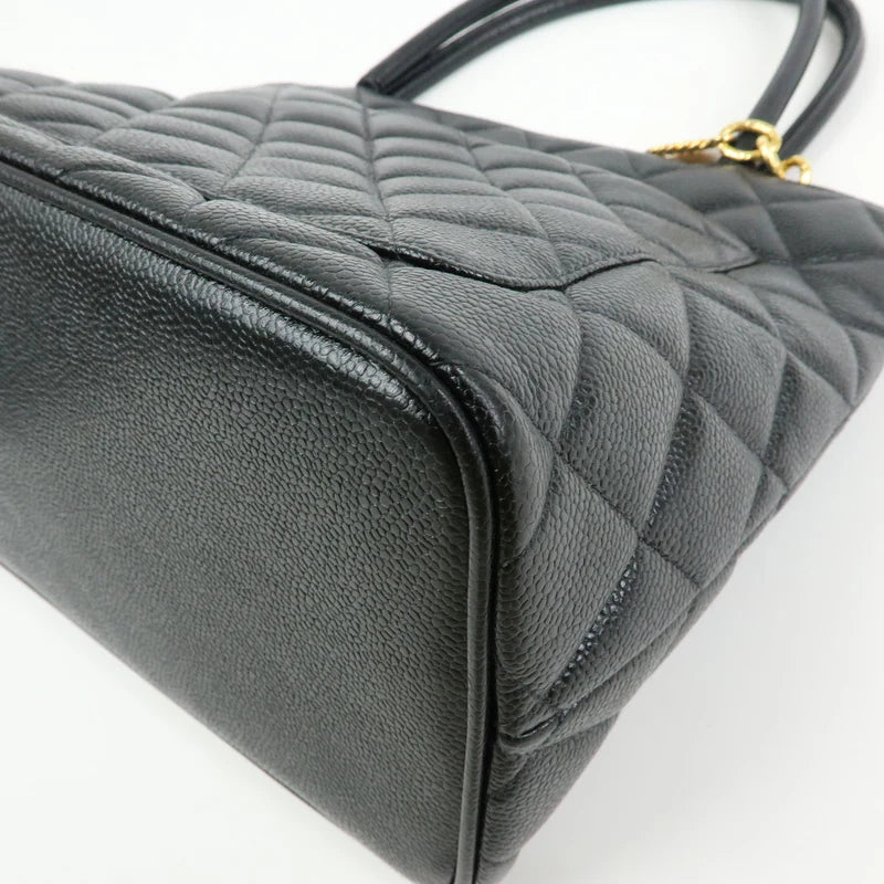 Chanel Matelasse COCO Mark Medallion Caviarskin Tote Bag【Pre-order】