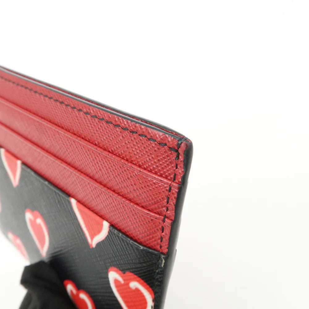 Prada Saffiano Leather Heart Card Case【Pre-order】
