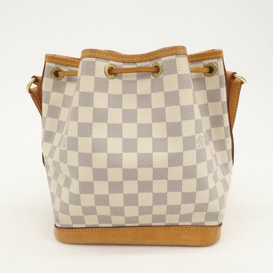 Louis Vuitton Damier Azur Canvas Leather Noe BB Shoulder Bag N41220【Pre-order】
