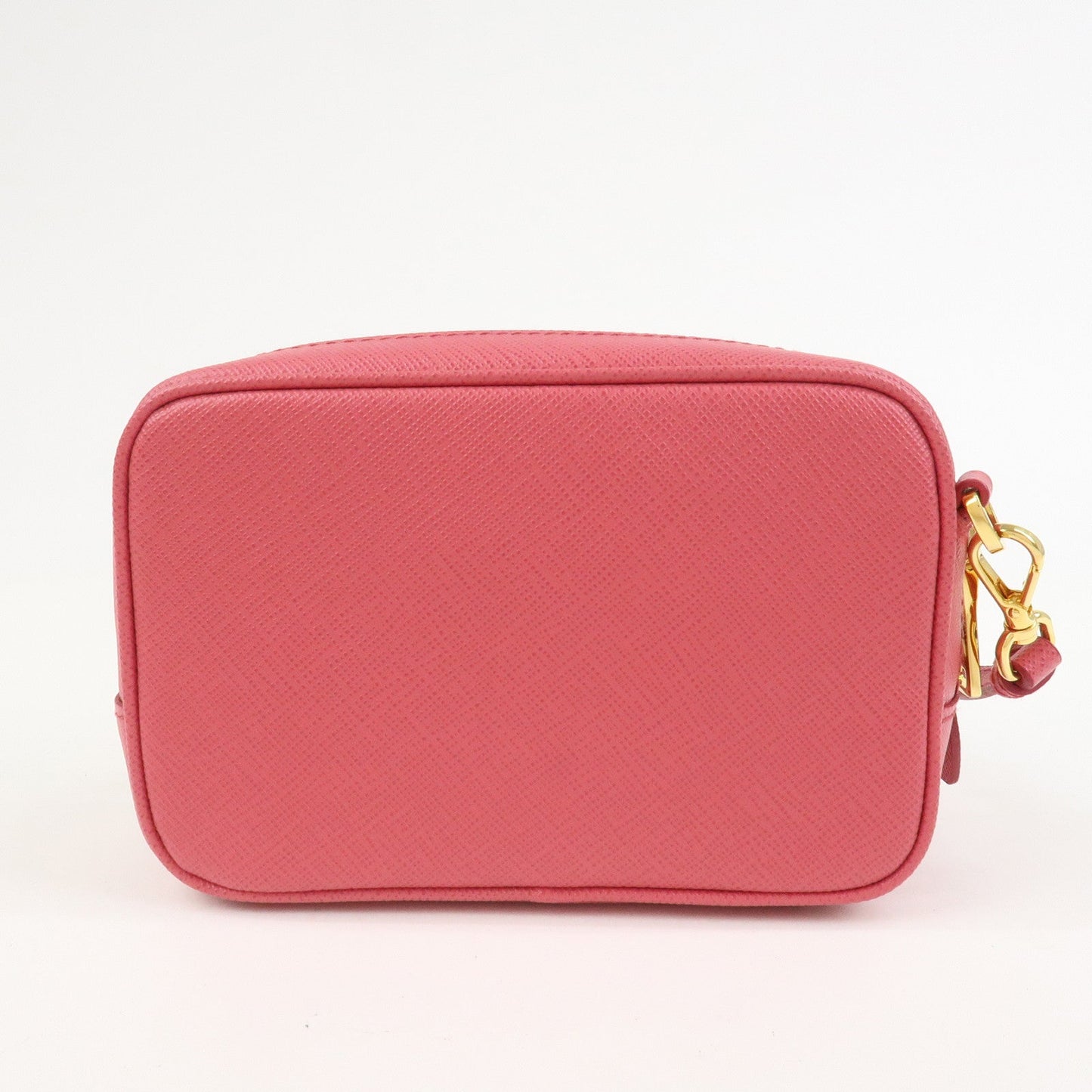 Prada Saffiano Leather Ribbon Mini Camera Shoulder Bag Pink 1N1674【Pre-order】