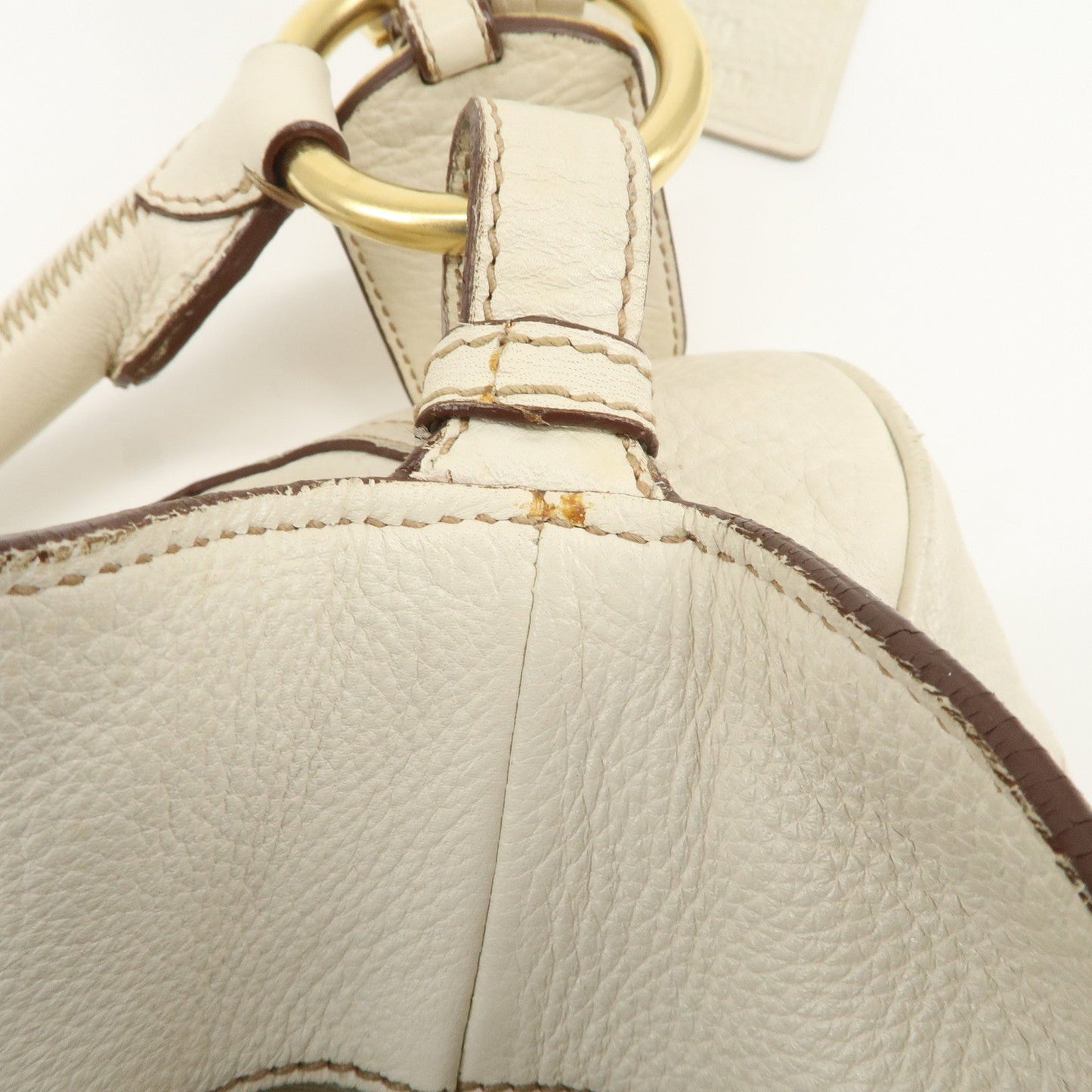 Prada Logo Shoulder Bag Hand Bag Ivory【Pre-order】
