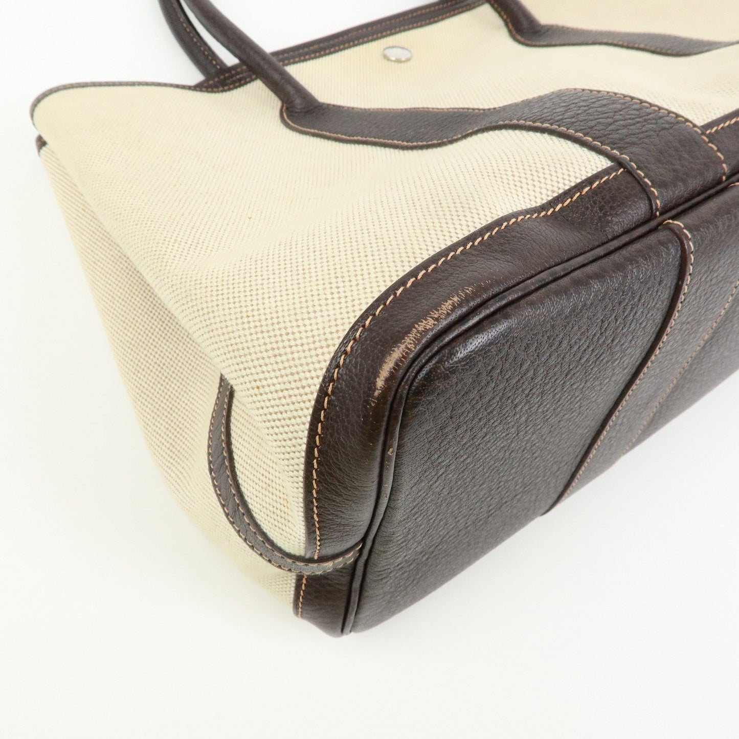 Hermes Garden Party PM Toile Ash Leather I Stamped Tote Bag【Pre-order】