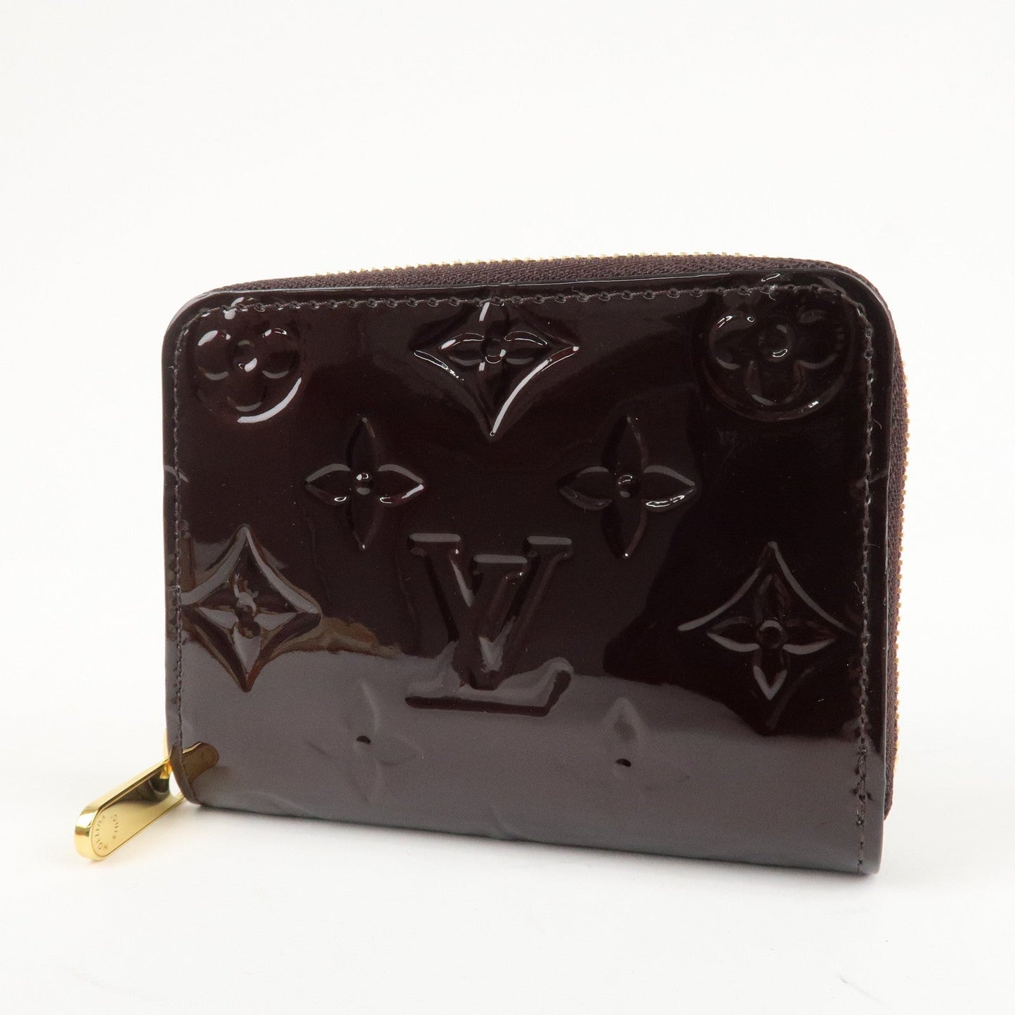 Louis Vuitton Monogram Vernis Zippy Coin Purse Amarante M93607【Pre-order】