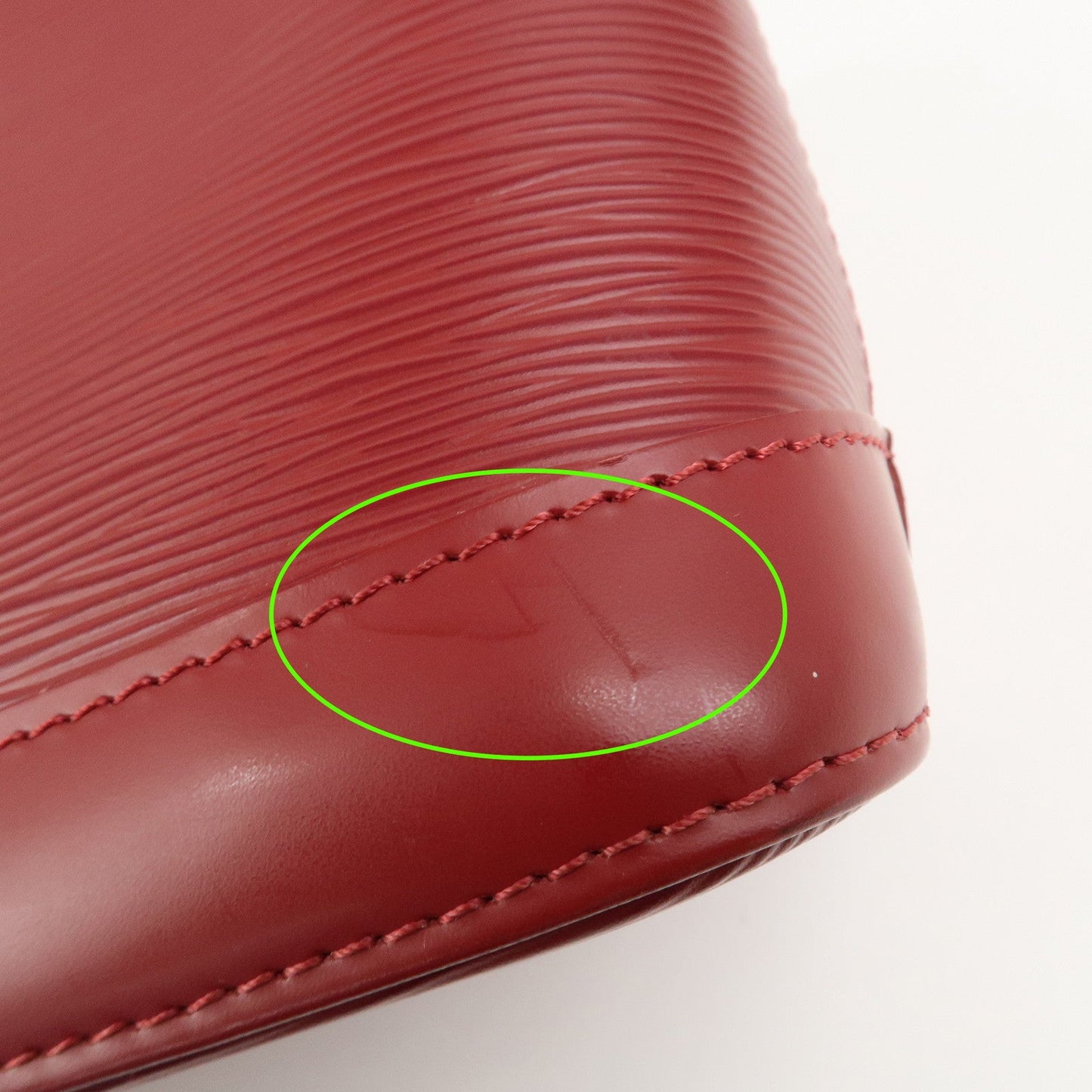 Louis Vuitton Epi Alma PM Leather Hand Bag Carmine M4058E【Pre-order】