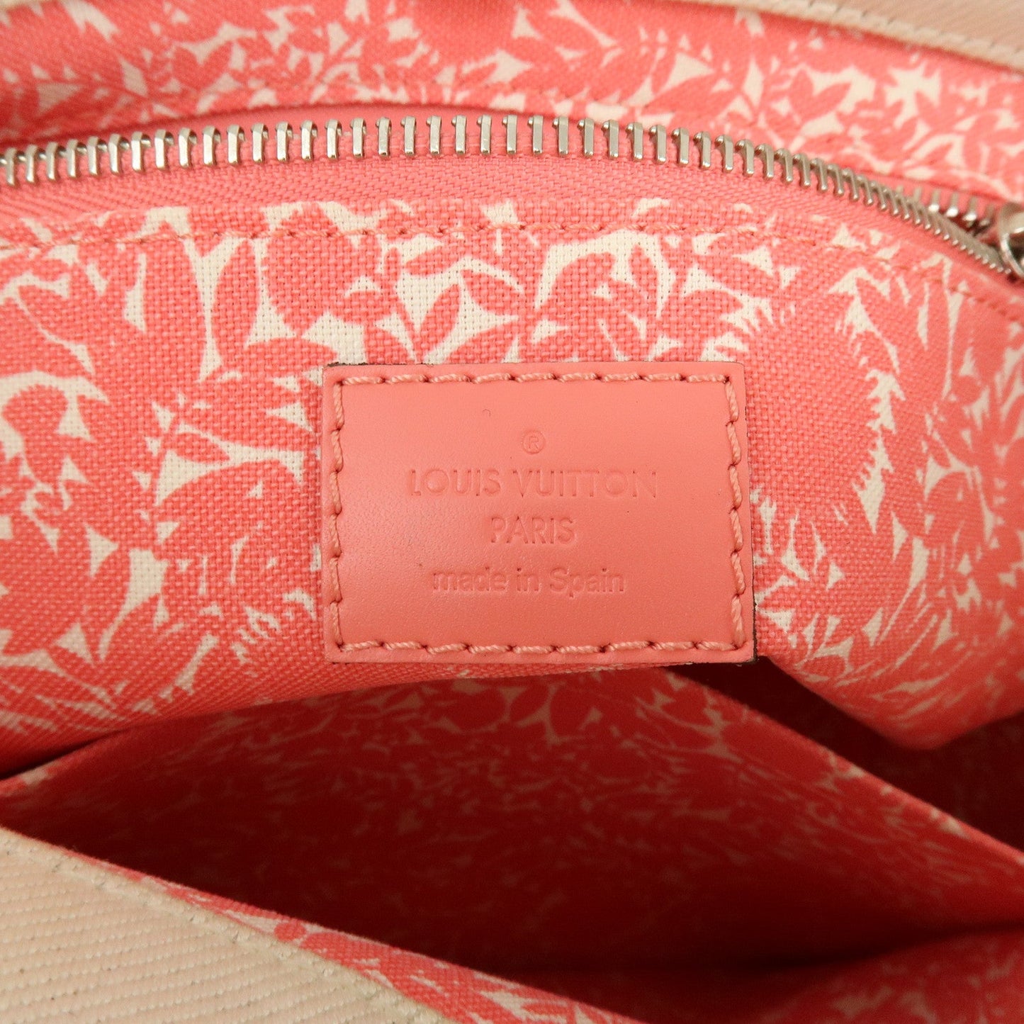 Louis Vuitton Canvas Leather Cabas PM Hand Bag Corail M94505【Pre-order】