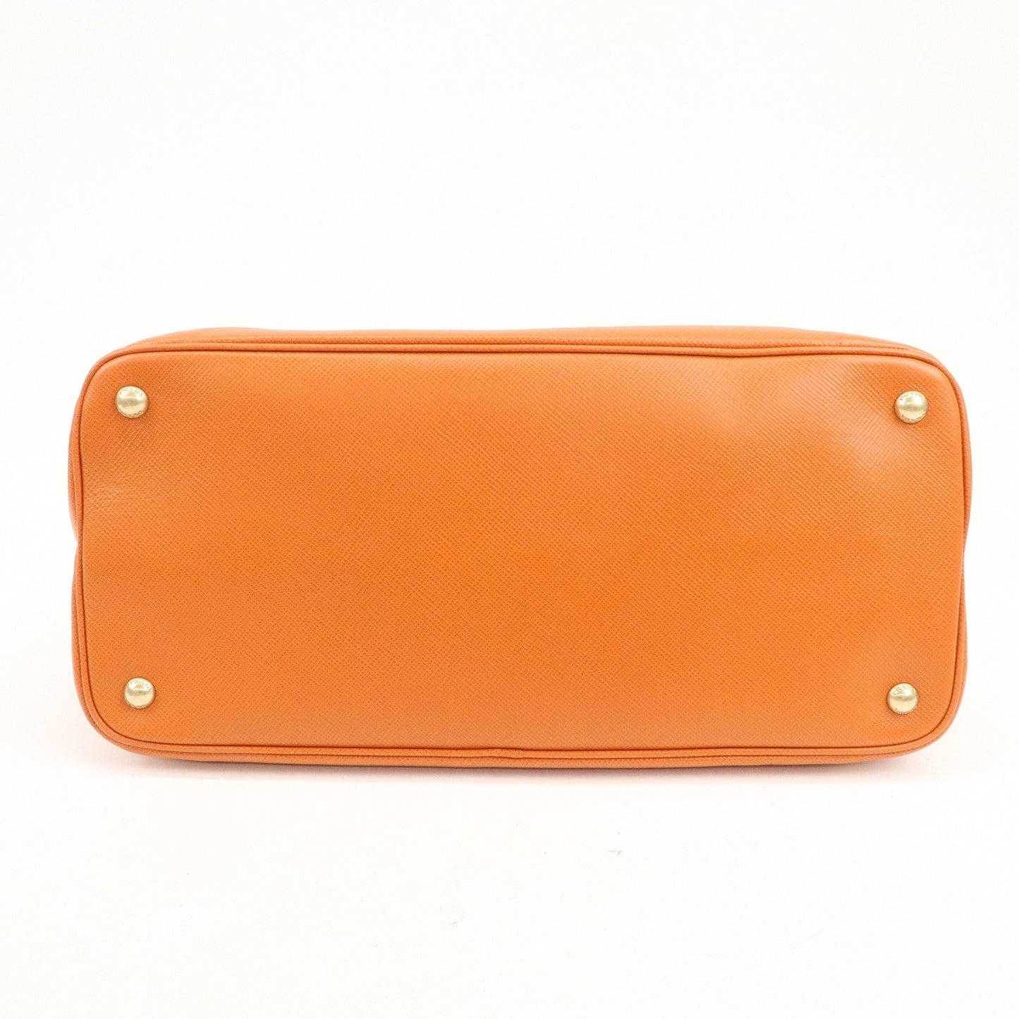 Prada Logo Saffiano Leather Hand Bag Orange BN2560【Pre-order】