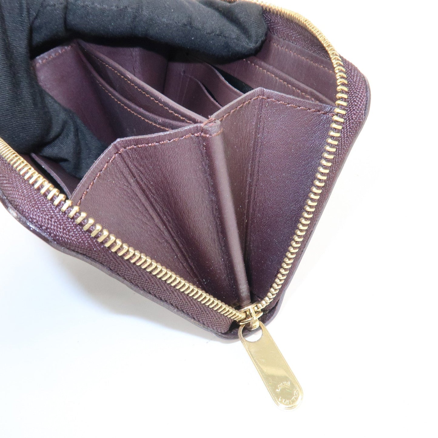 Louis Vuitton Monogram Vernis Zippy Coin Purse Amarante M93607【Pre-order】
