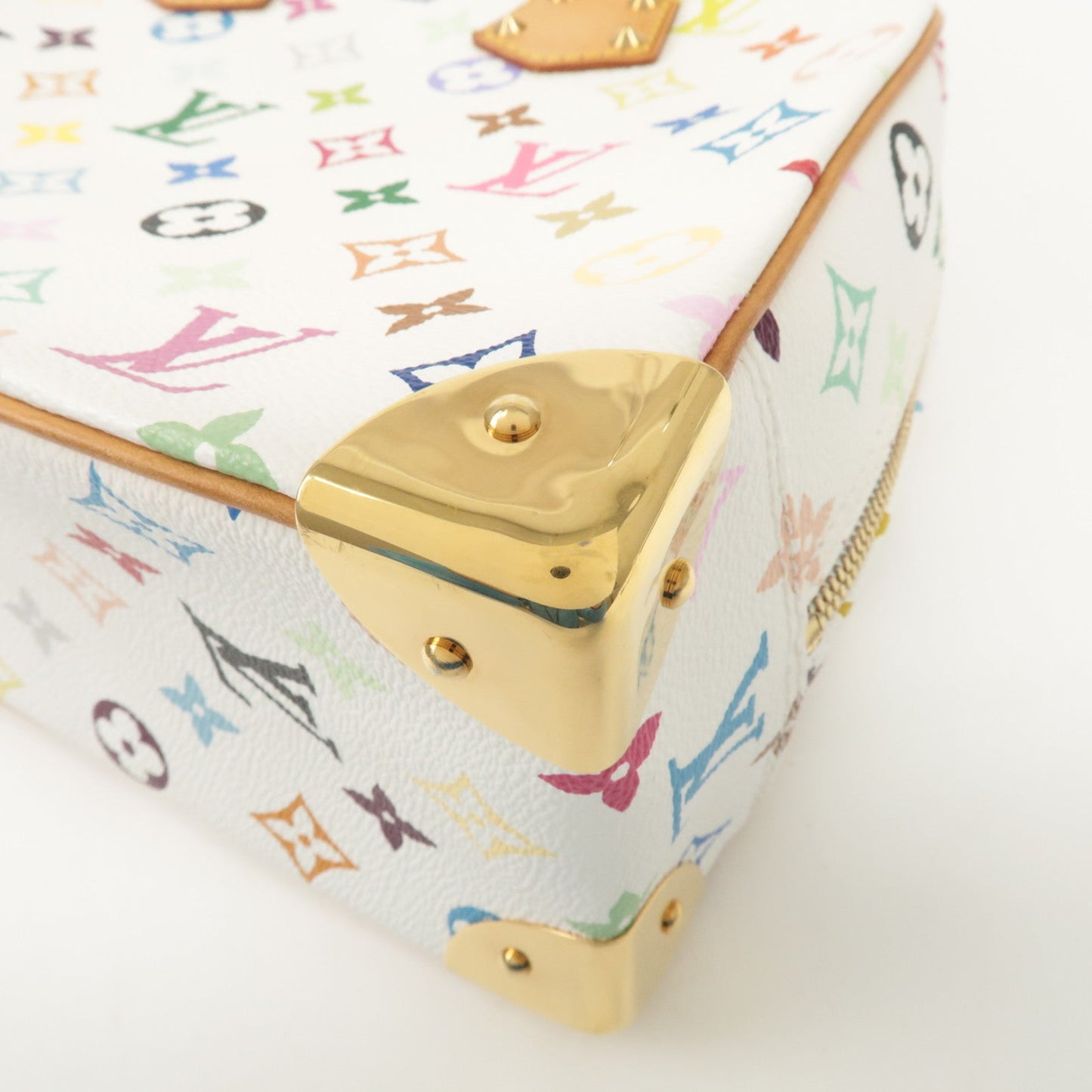 Louis Vuitton Monogram Multicolor Trouville Hand Bag Blanc M92663【Pre-order】