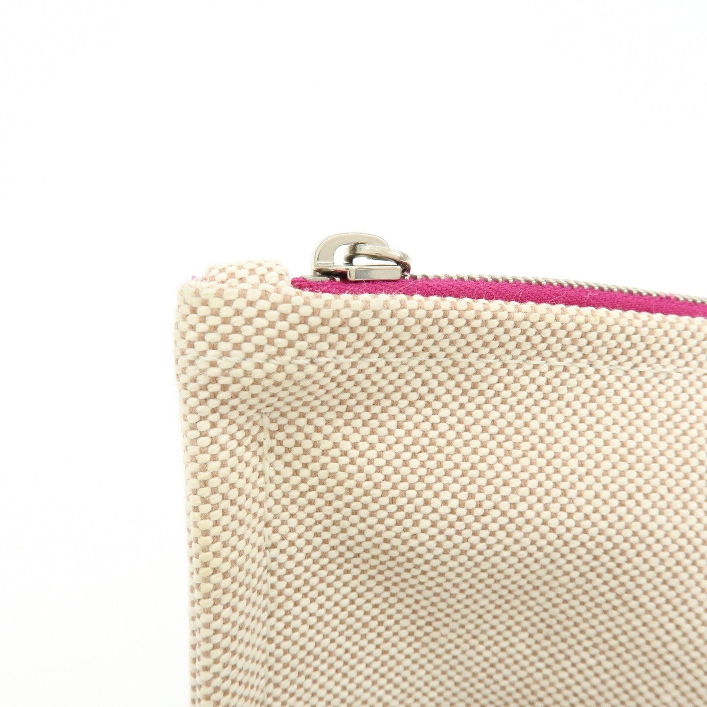 Hermes New Yachting PM Canvas Leather Flat Pouch【Pre-order】
