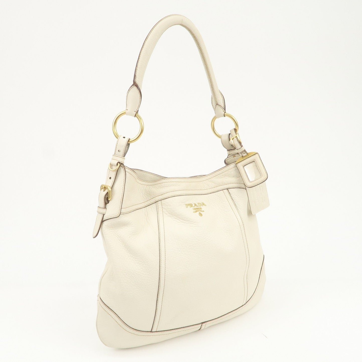 Prada Logo Shoulder Bag Hand Bag Ivory【Pre-order】