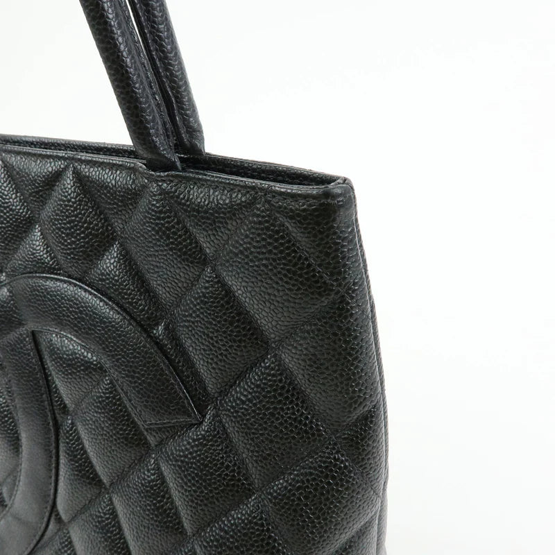 Chanel Matelasse COCO Mark Medallion Caviarskin Tote Bag【Pre-order】