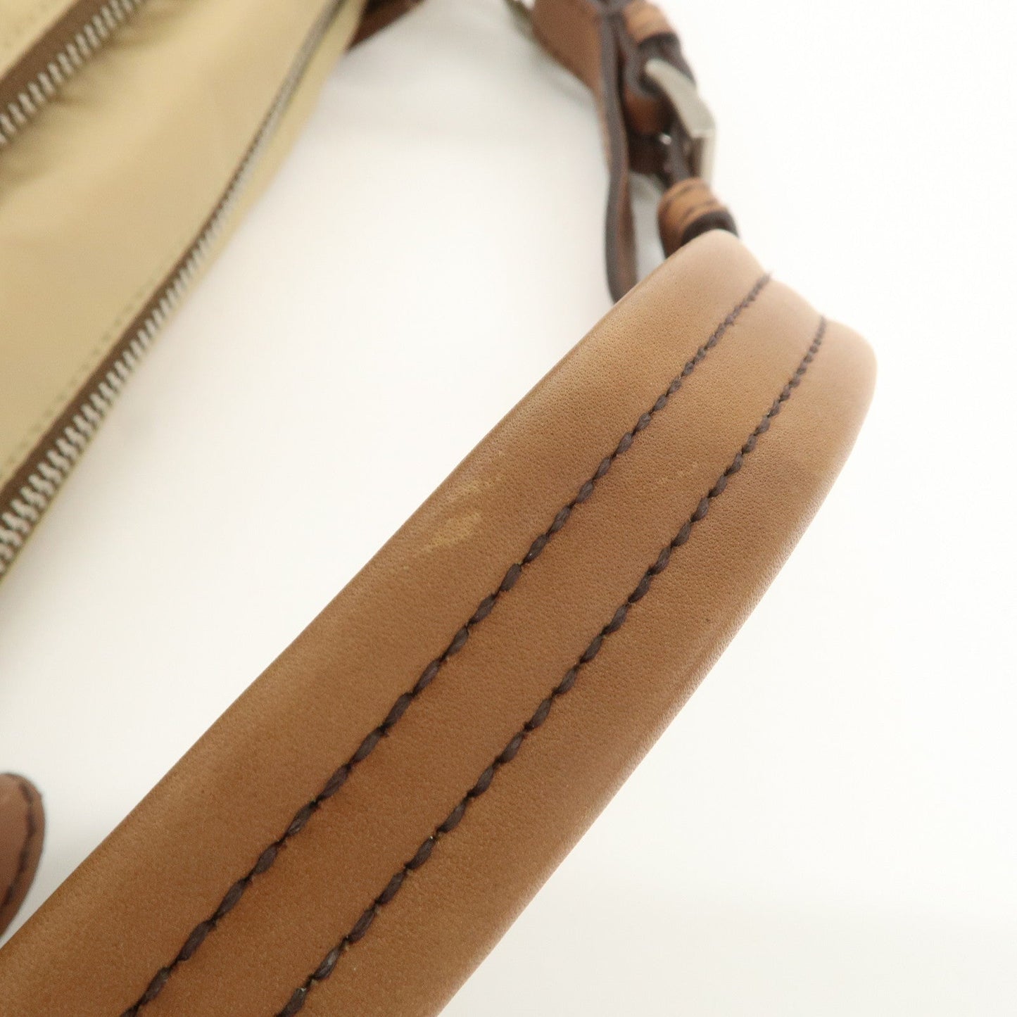 Prada Triangle Logo Nylon Saffiano Leather Shoulder Bag Hand Bag【Pre-order】