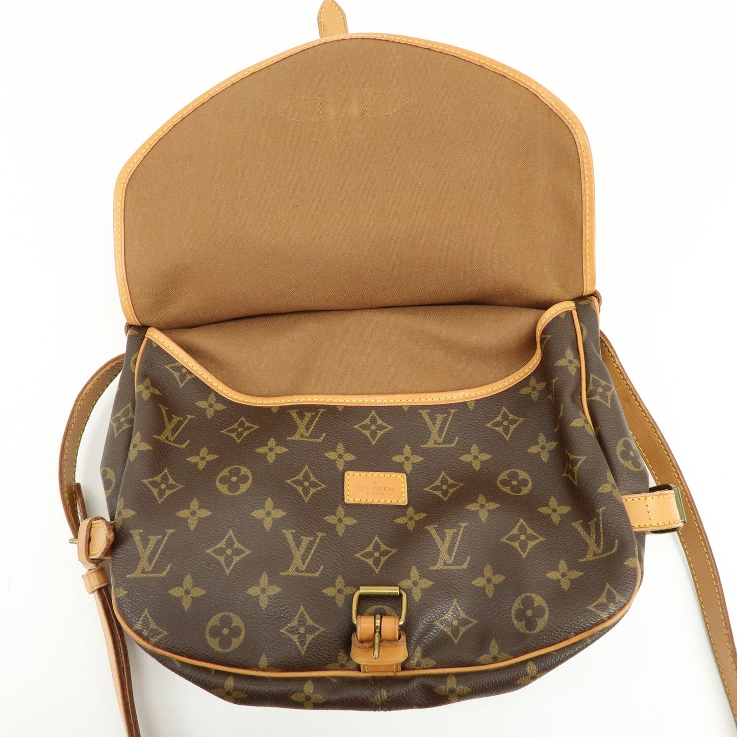 Louis Vuitton Monogram Saumur 30 Canvas Shoulder Bag Brown M42256【Pre-order】