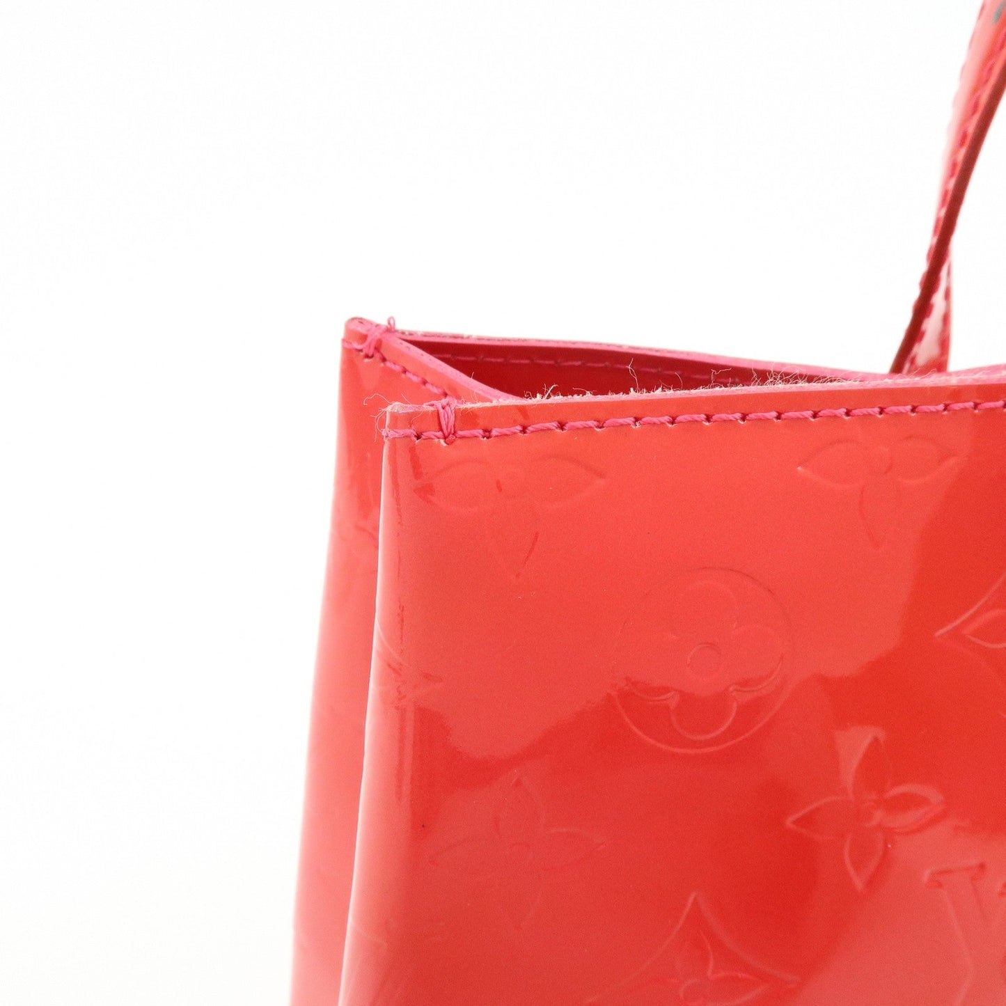 Louis Vuitton Monogram Vernis Wilshire PM Hand Bag Rose Pop M93643【Pre-order】