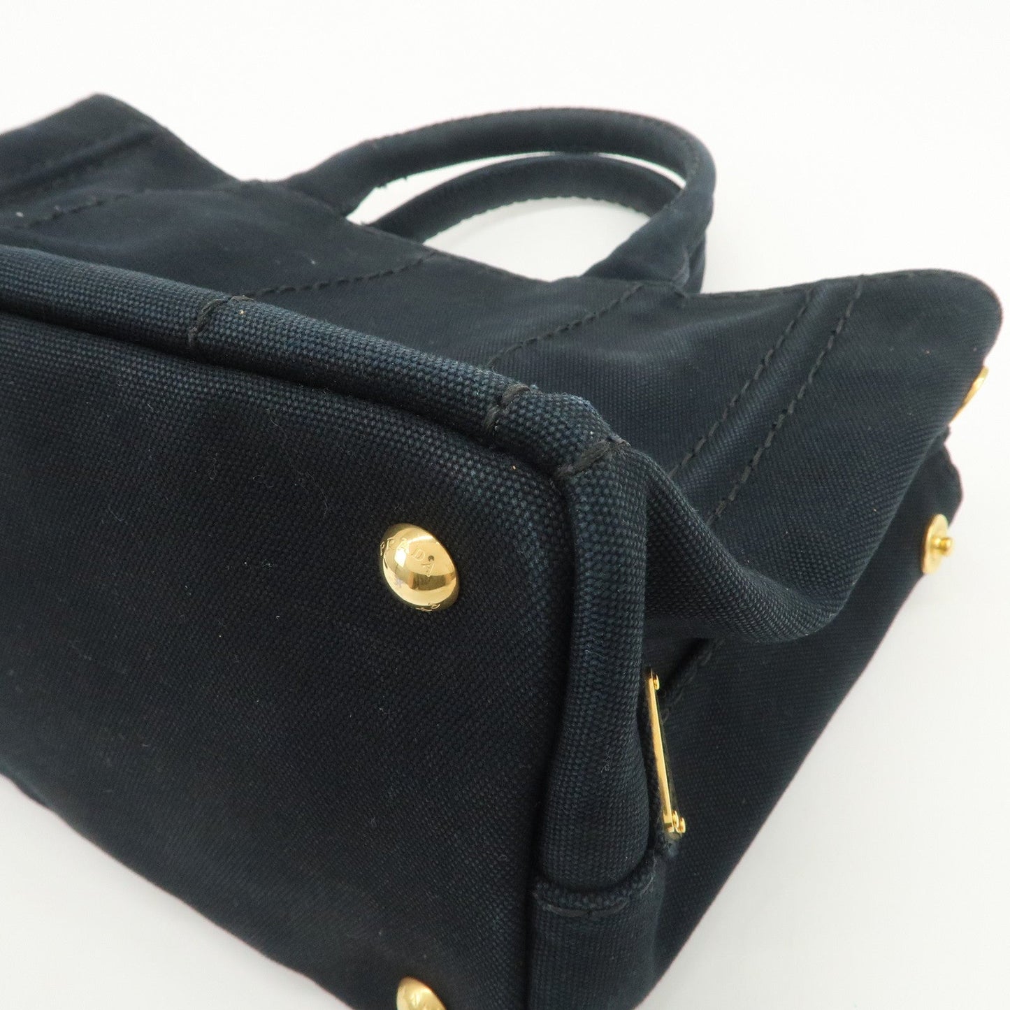Prada Logo Canapa Mini Canvas 2Way Bag Hand Bag Shoulder Bag 1BG439【Pre-order】