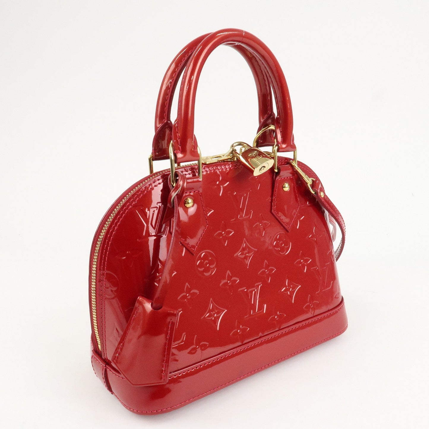Louis Vuitton Monogram Vernis Alma BB 2Way Bag Red POMME D'AMOUR M91606【Pre-order】