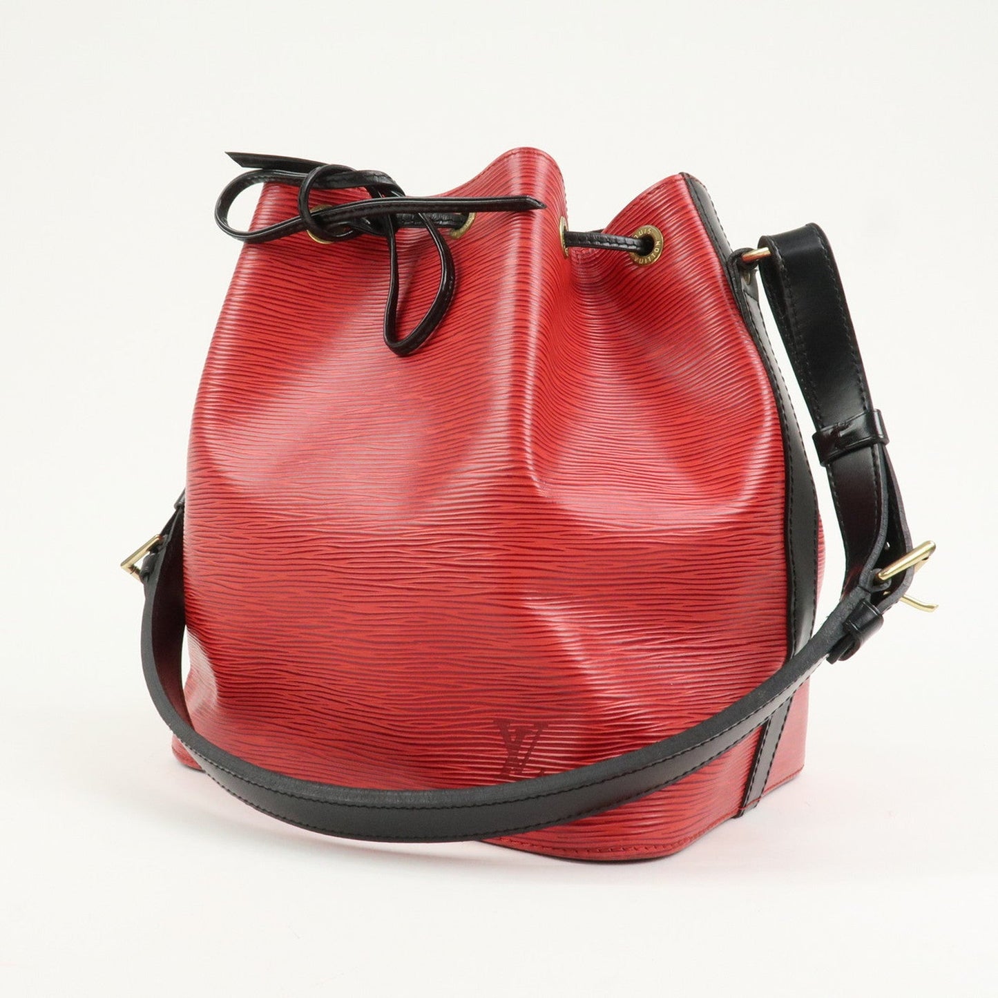 Louis Vuitton Epi Petit Noe Shoulder Bag Bicolor Noir Red M44172【Pre-order】