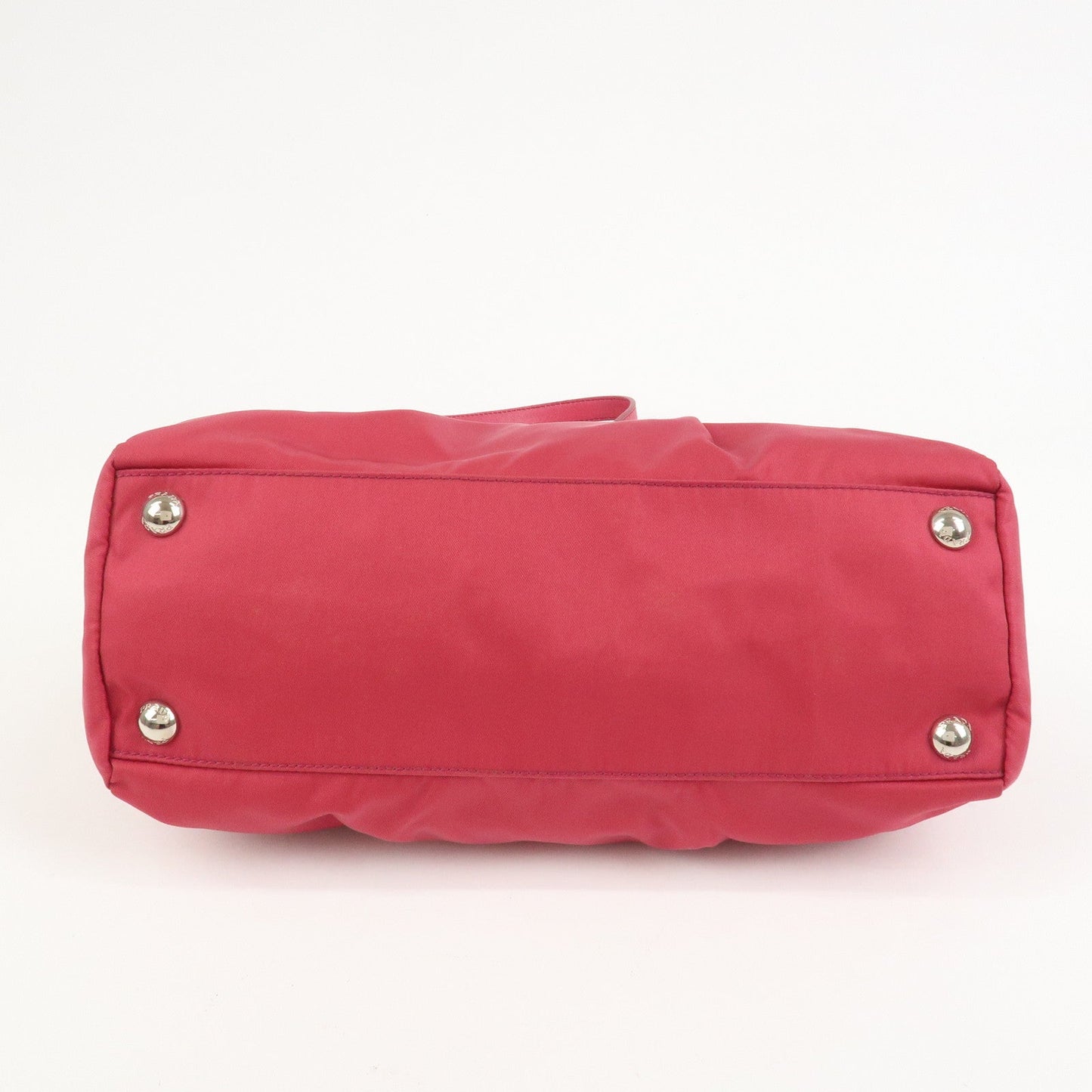 Prada Logo Nylon Leather 2Way Bag Hand Bag Shoulder Bag Pink【Pre-order】