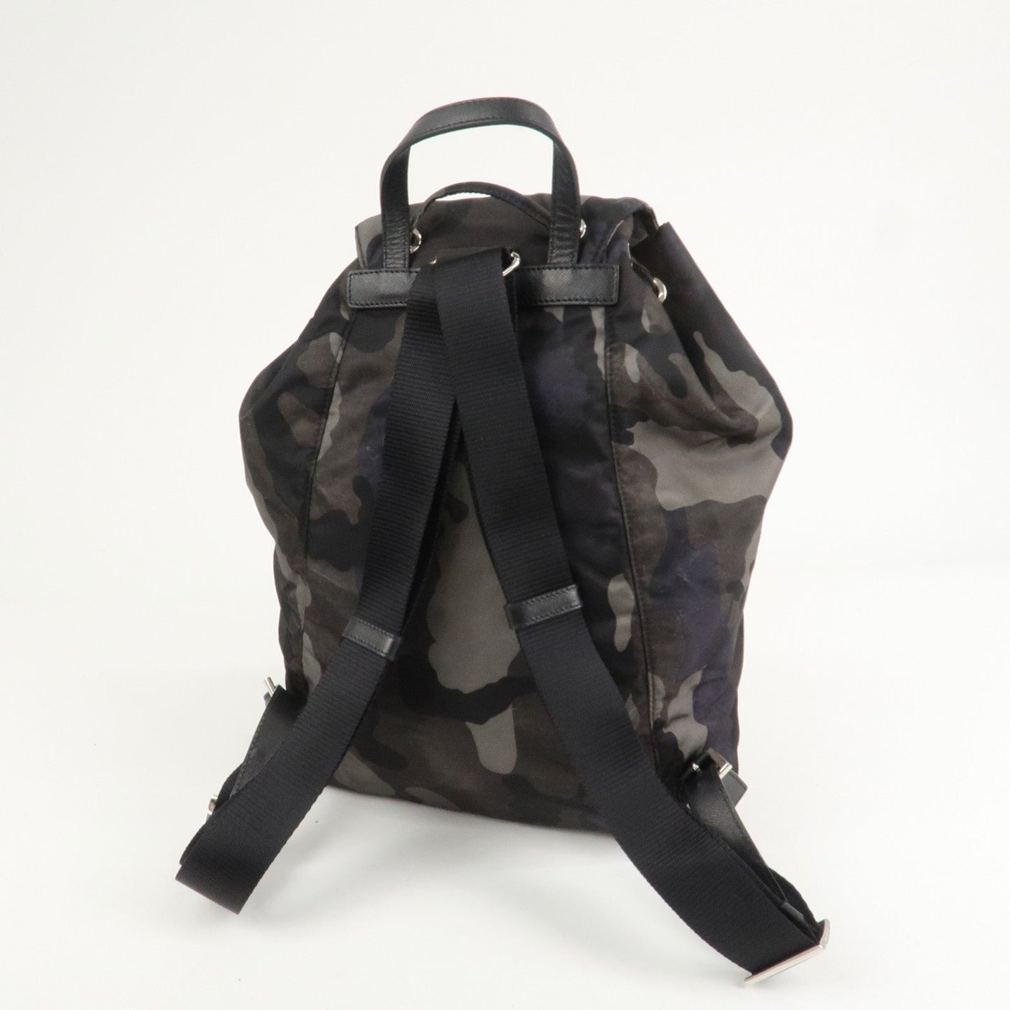Prada Triangle Logo Nylon Camouflage Backpack Ruck Sack BZ0032【Pre-order】