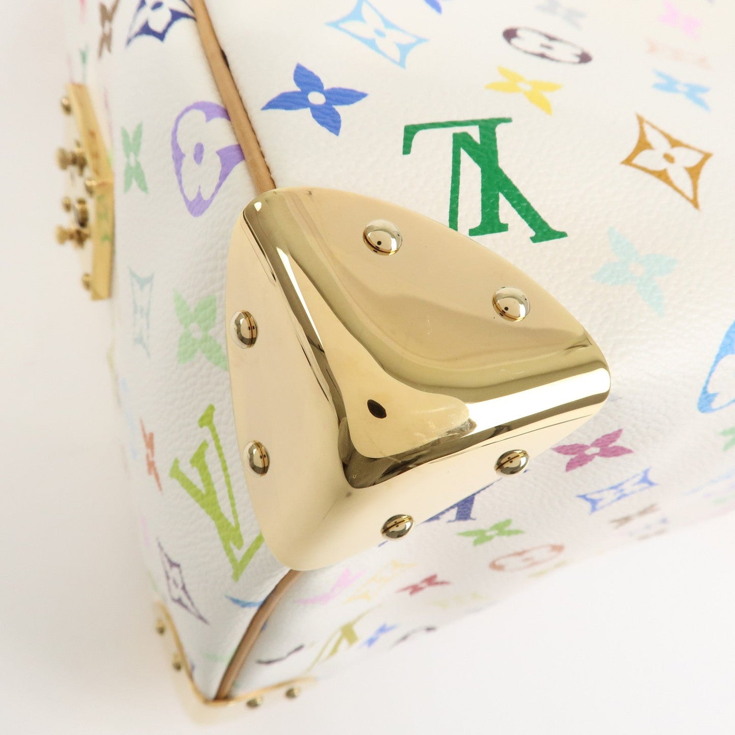 Louis Vuitton Monogram Multicolor Speedy 30 Hand Bag Blanc M92643【Pre-order】