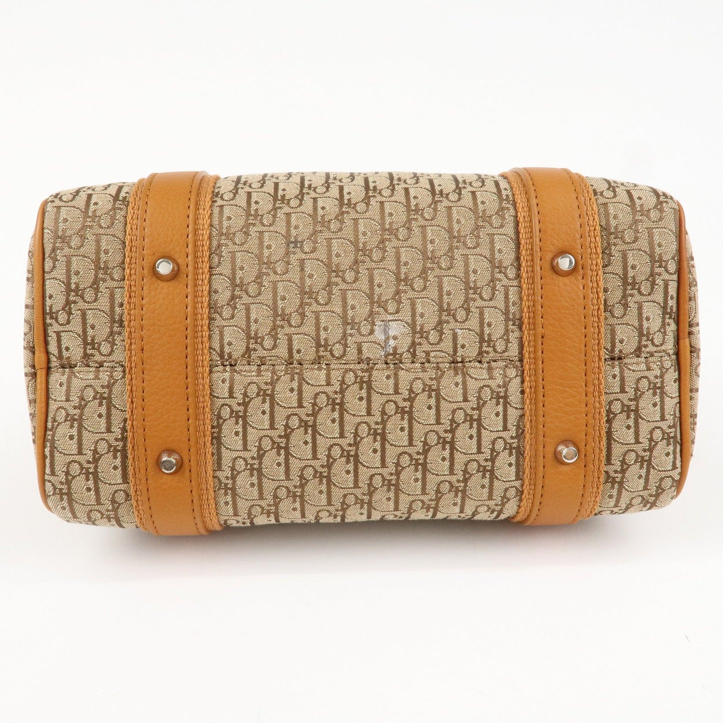 Christian Dior Trotter Canvas Leather Mini Boston Bag Hand Bag【Pre-order】