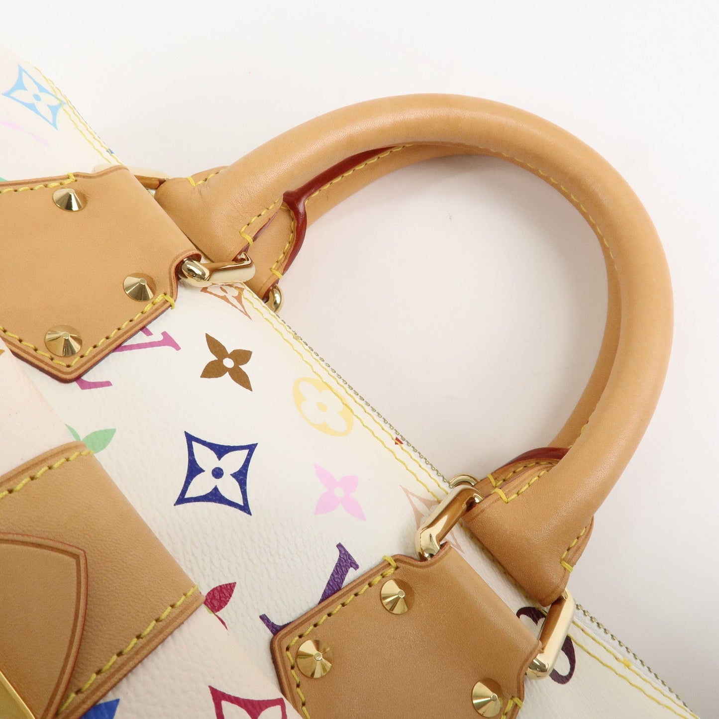 Louis Vuitton Monogram Multicolor Speedy 30 Hand Bag Blanc M92643【Pre-order】