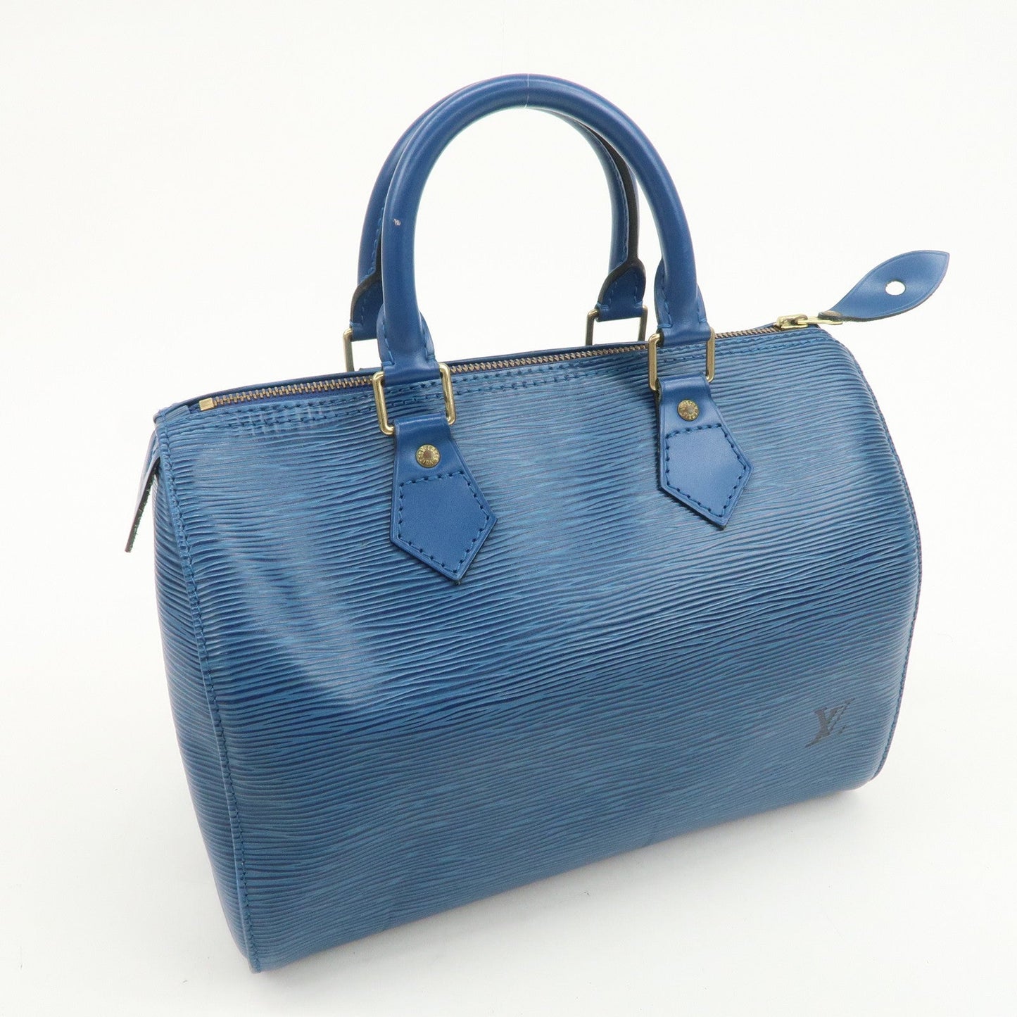 Louis Vuitton Epi Speedy 25 Hand Bag Boston Bag Toledo Blue M43015【Pre-order】