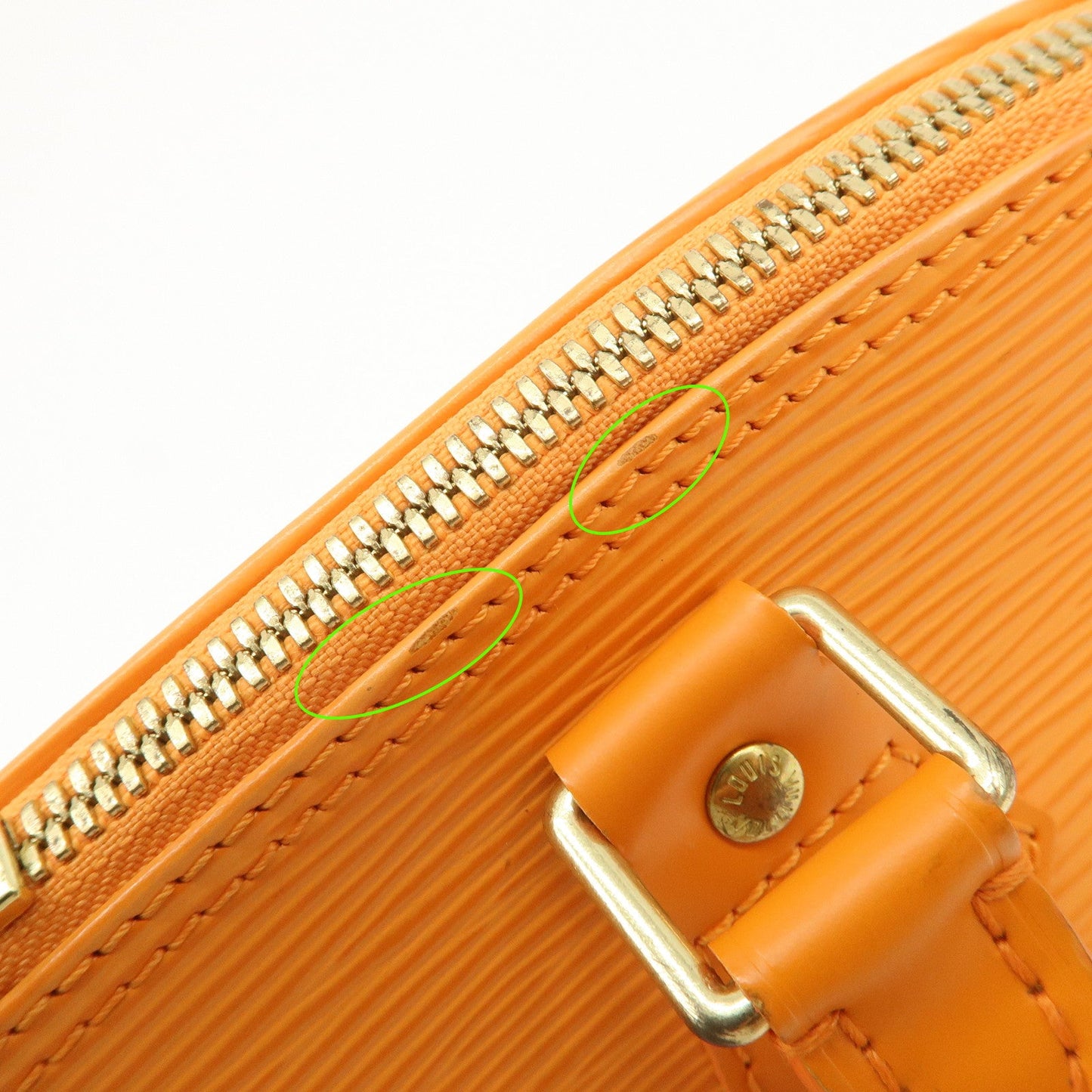 Louis Vuitton Epi Leather Alma PM Hand Bag Mandarin Orange M5124H【Pre-order】