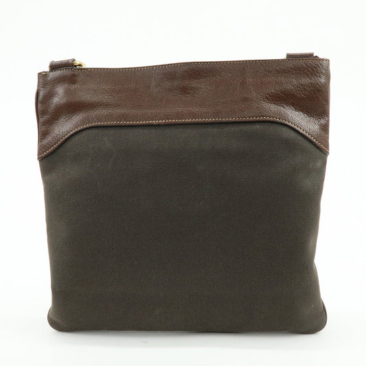 Prada Logo Jacquard Leather Shoulder Bag Crossbody Bag Brown【Pre-order】