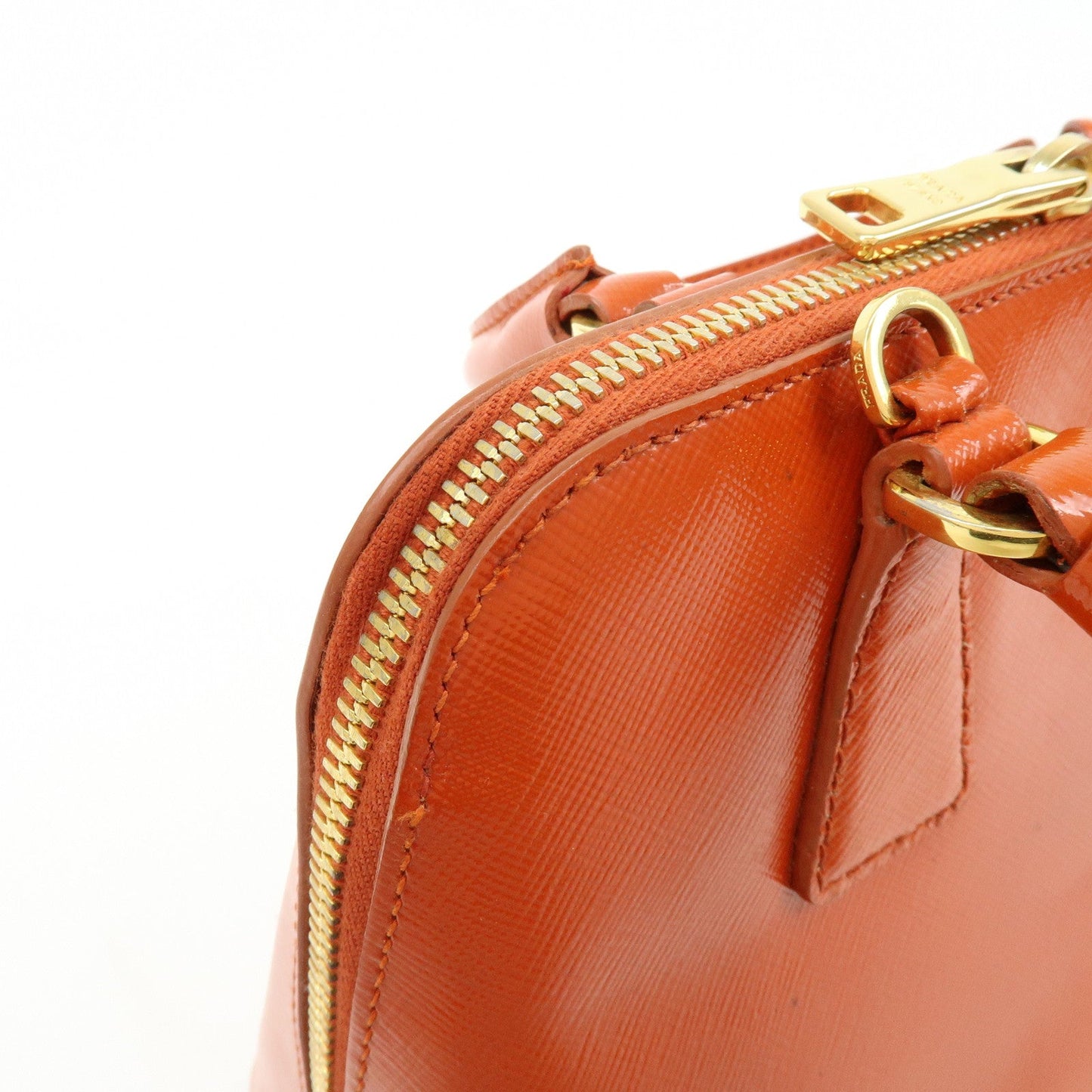 Prada Triangle Logo Patent Leather 2Way Hand Shoulder Bag BL0838【Pre-order】