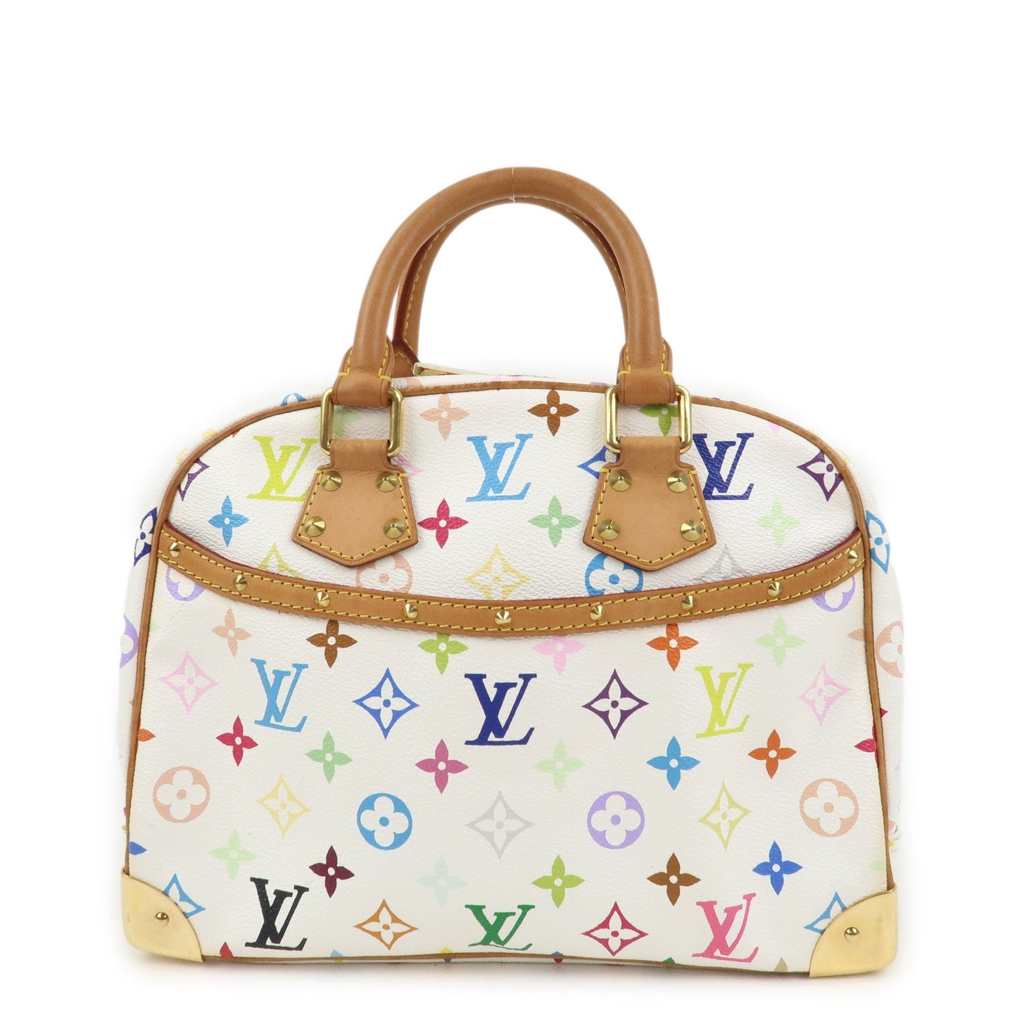 Louis Vuitton Monogram Multicolor Trouville Hand Bag Blanc M92663【Pre-order】