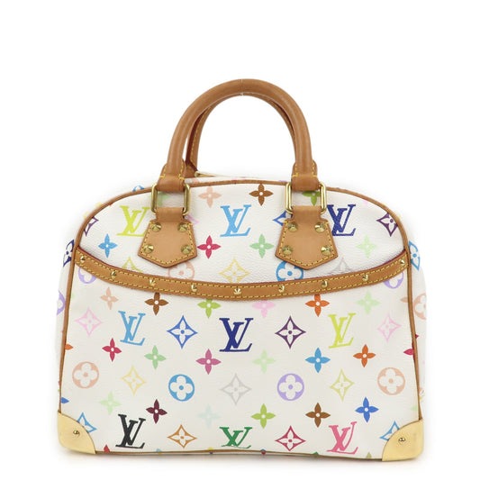 Louis Vuitton Monogram Multicolor Trouville Hand Bag Blanc M92663【Pre-order】
