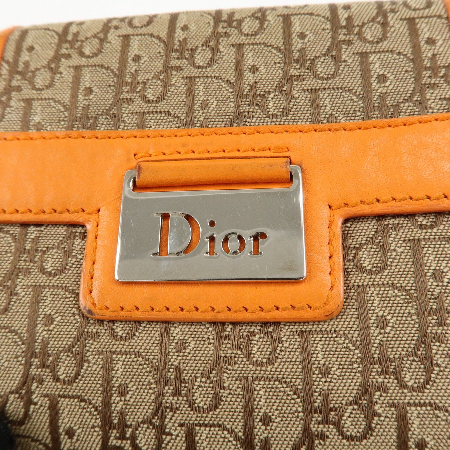 Christian Dior Street Chic Trotter Canvas Leather W Hook Trifold Wallet【Pre-order】