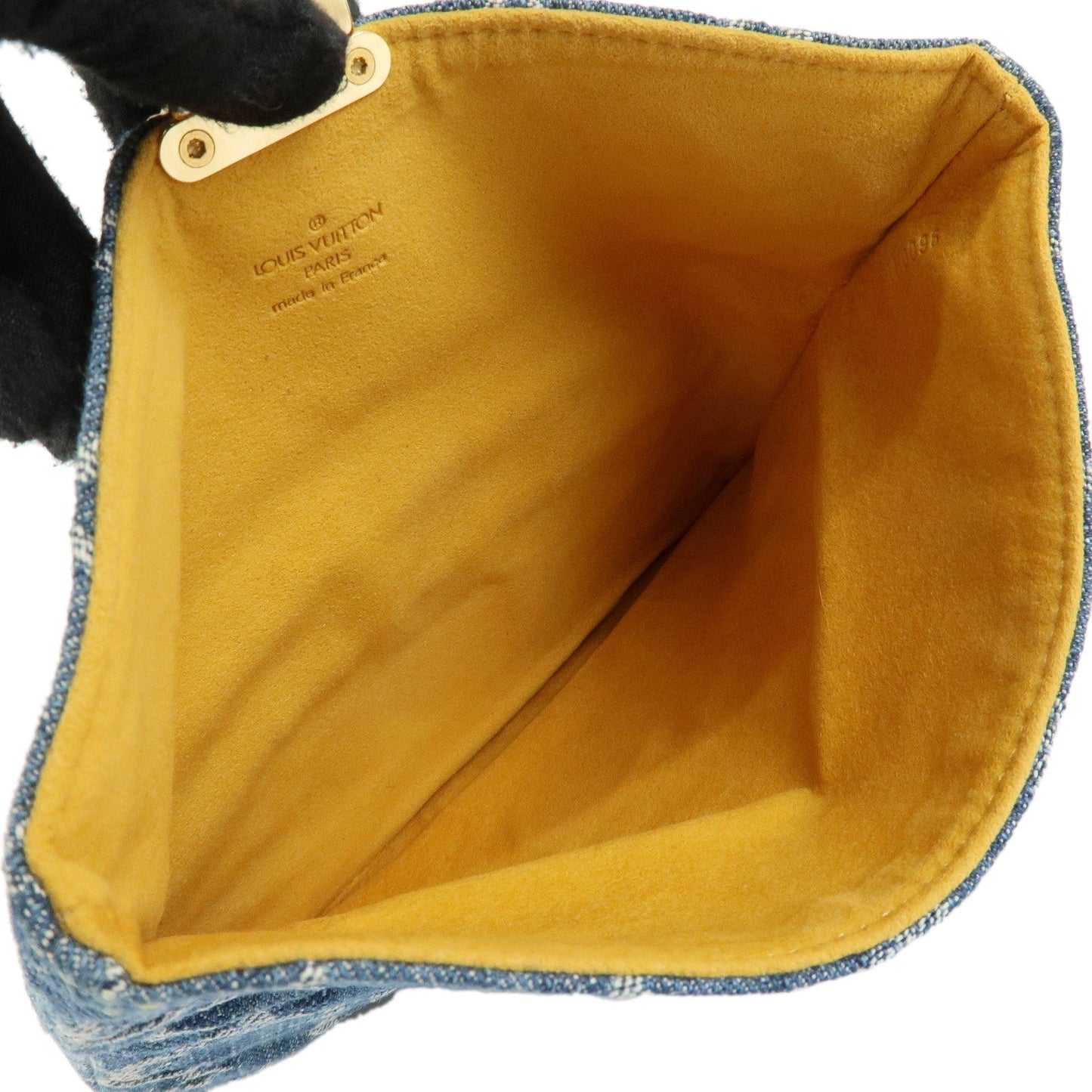 Louis Vuitton Monogram Denim Pochette Plat Pouch Clutch Bag M95007【Pre-order】
